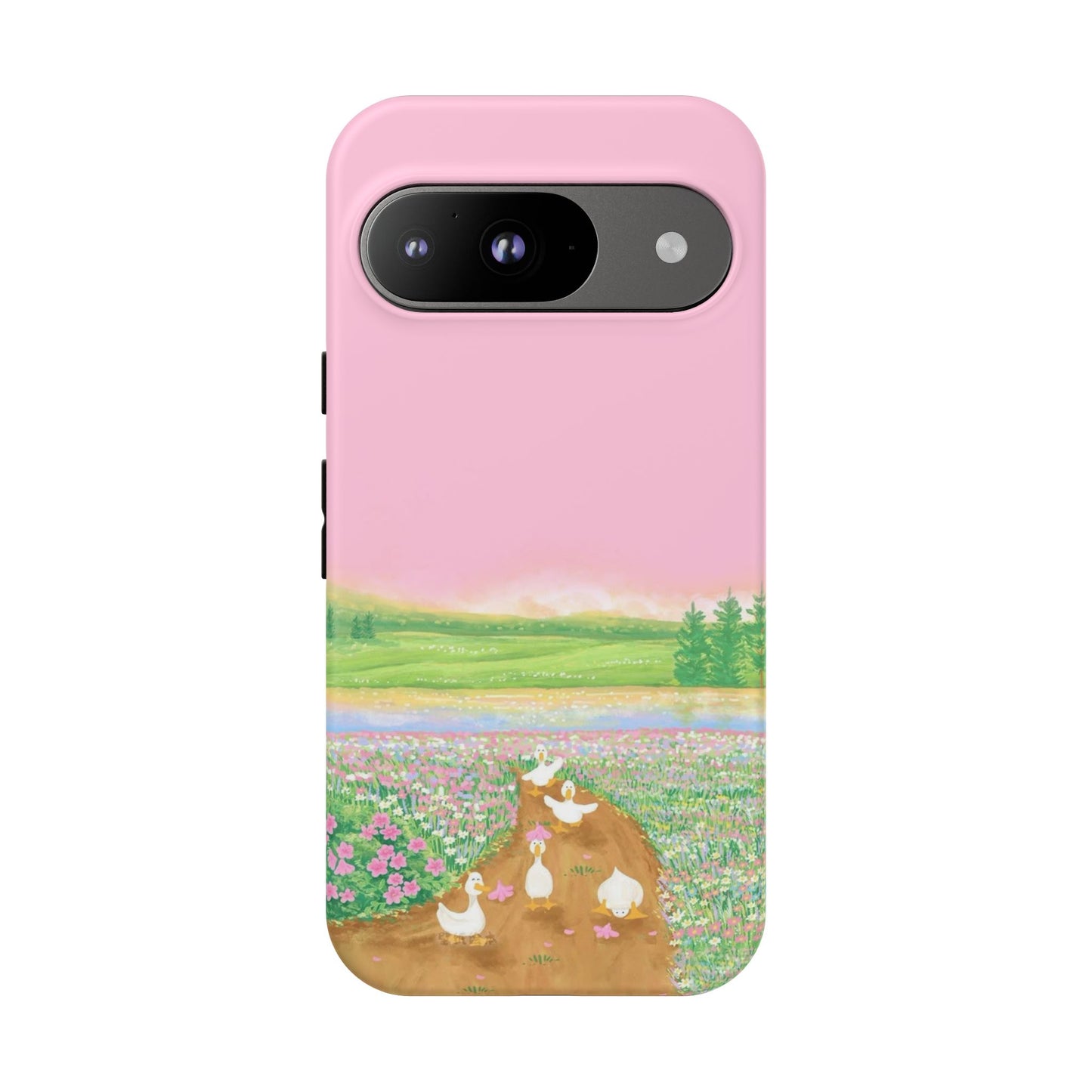 Pastel Floral Phone Case, Tough Cases for Nature Lovers, Cute Phone Accessories, Spring Gifts, Unique Mobile Covers