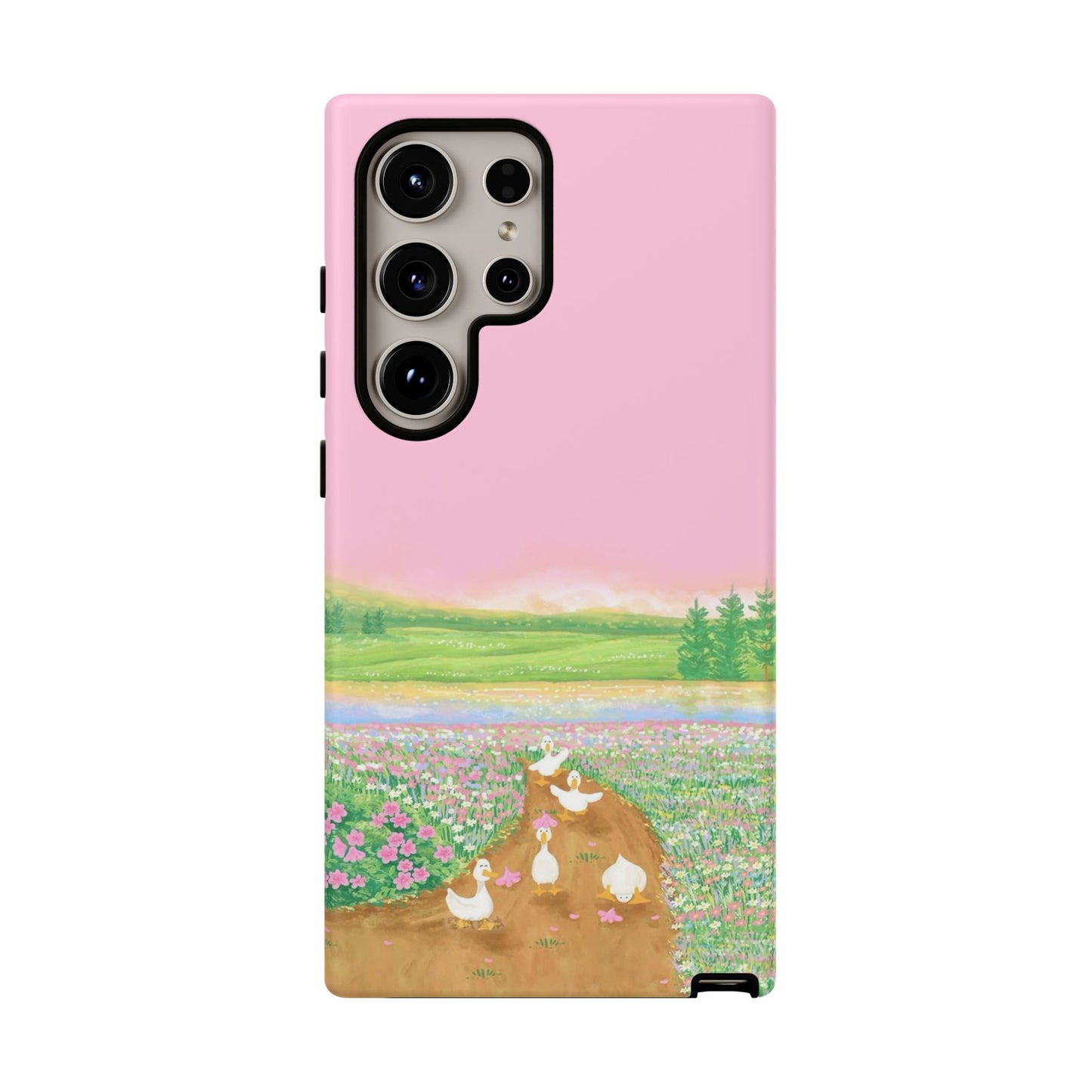 Pastel Floral Phone Case, Tough Cases for Nature Lovers, Cute Phone Accessories, Spring Gifts, Unique Mobile Covers