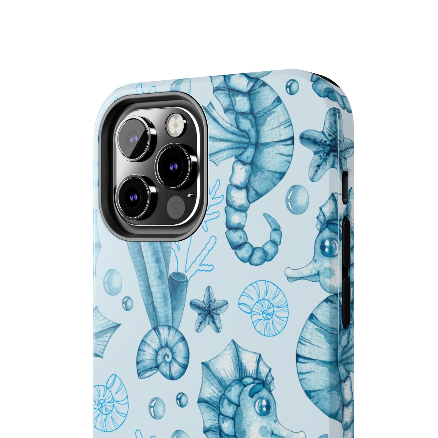 Coastal Seahorse Phone Case - Tough Protection with Beach Vibe