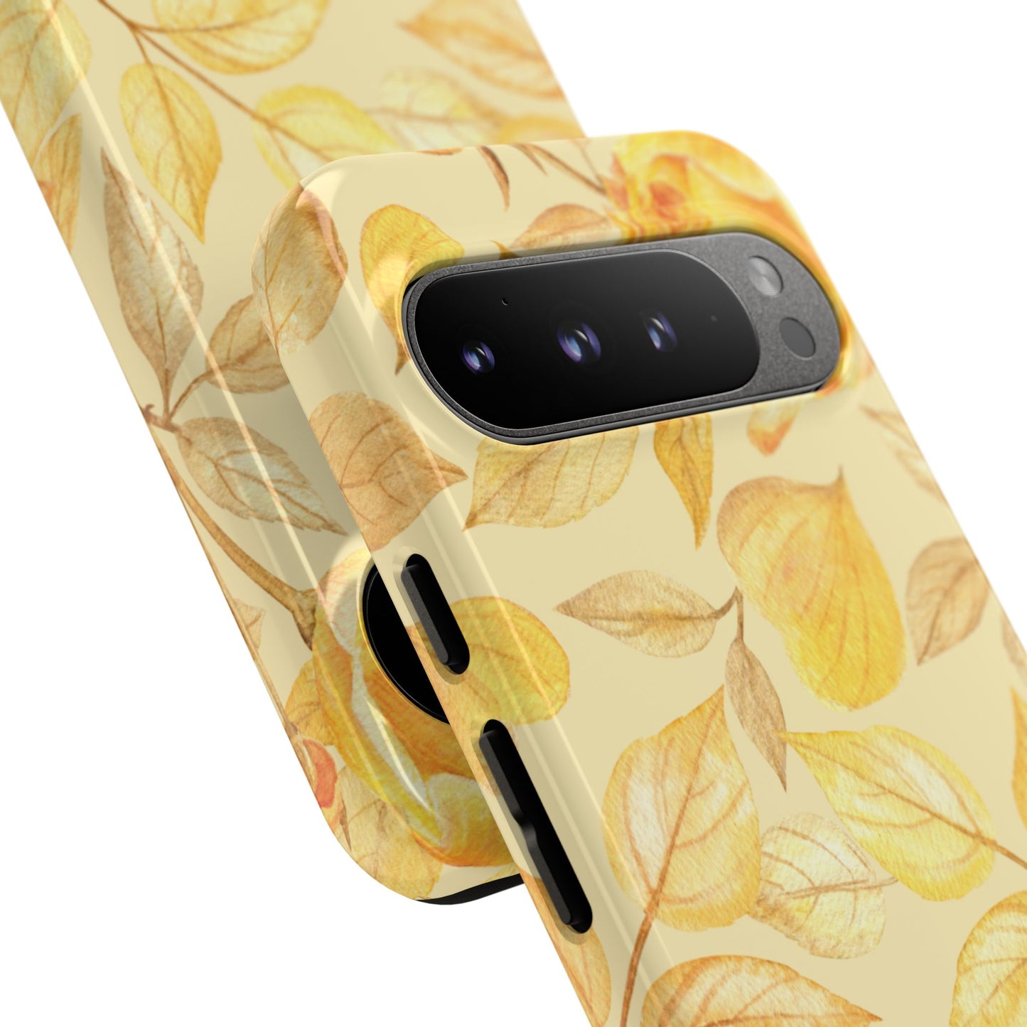 Yellow Dusk Tough Phone Case - Yellow Rose Design