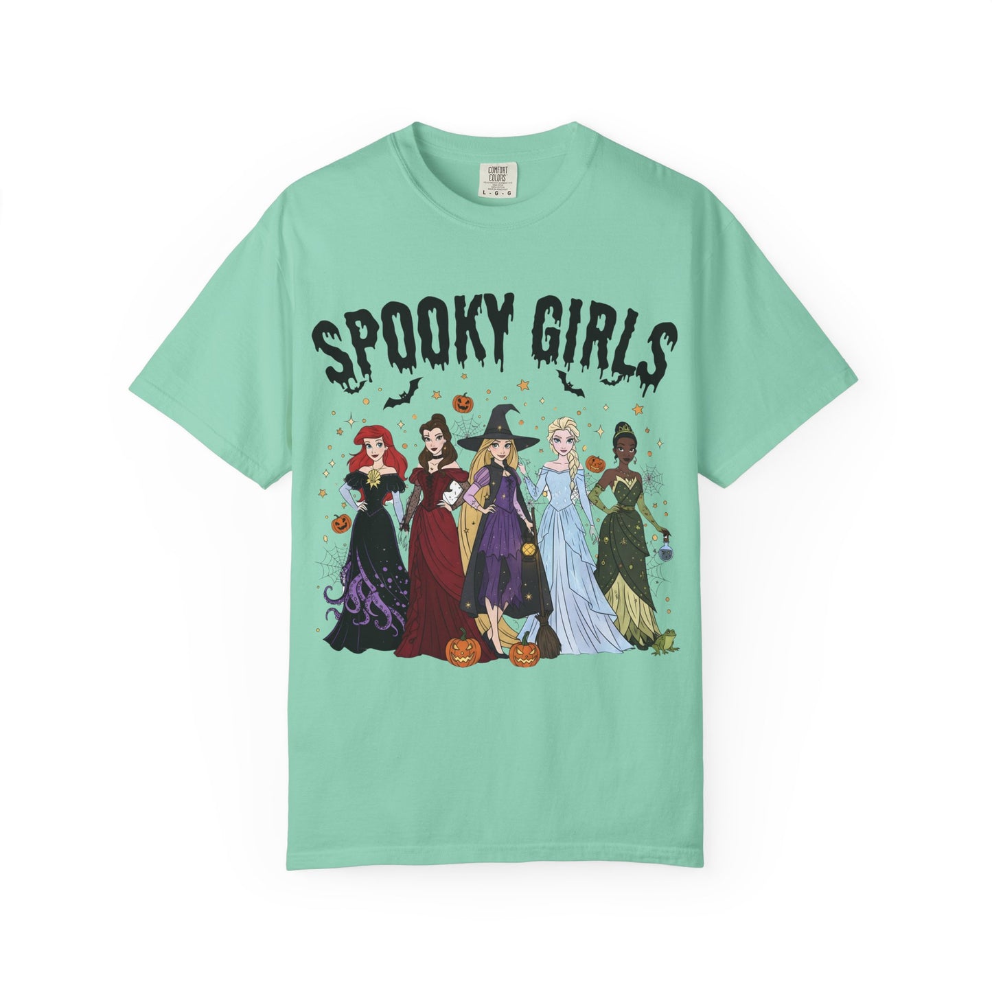 Spooky Girls T-Shirt, Halloween Tee, Unisex Graphic Shirt, Cute Costume Top, Seasonal Apparel, Witchy Fashion