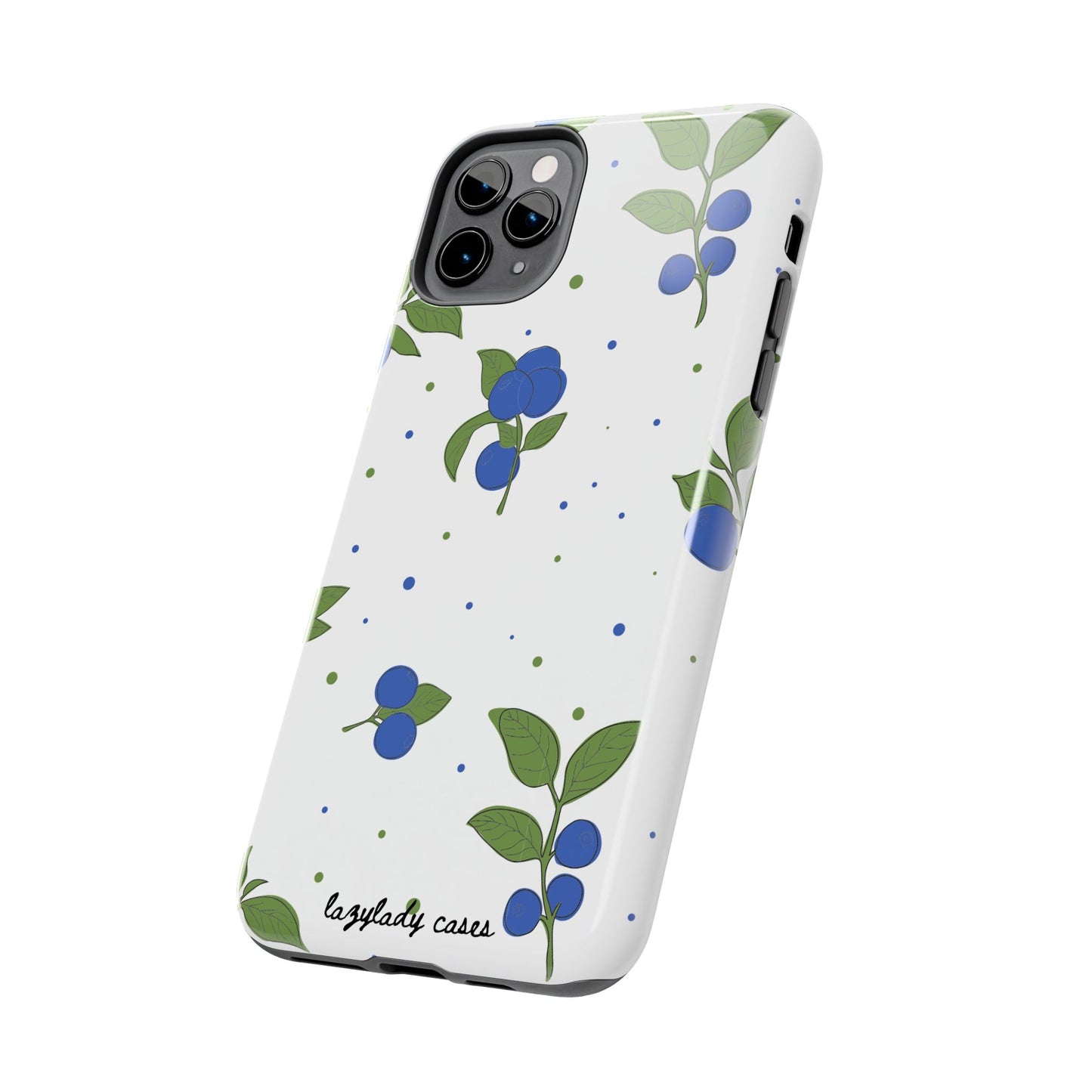 Blueberry Tough Phone Case - Durable Berry Design for Everyday Protection
