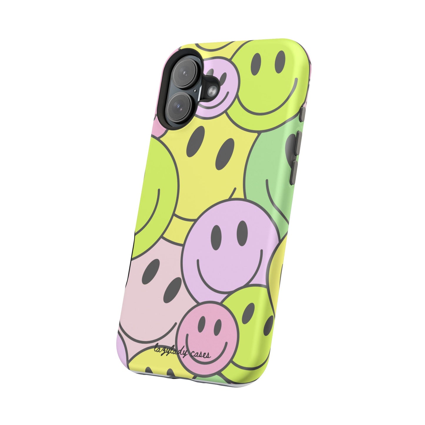 Colorful Smiley Face Magnetic Tough Case for Fun-Loving Individuals