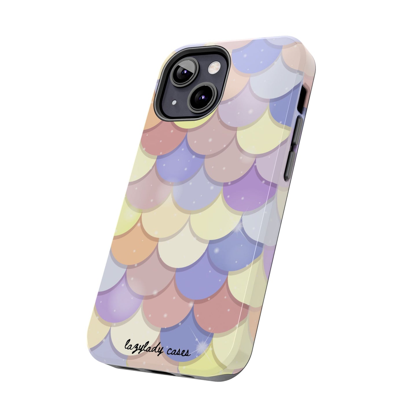 Mermaid Scale Tough Phone Case - Durable Protection with Colorful Design