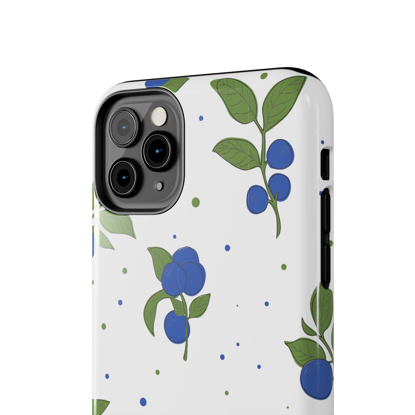 Blueberry Tough Phone Case - Durable Berry Design for Everyday Protection