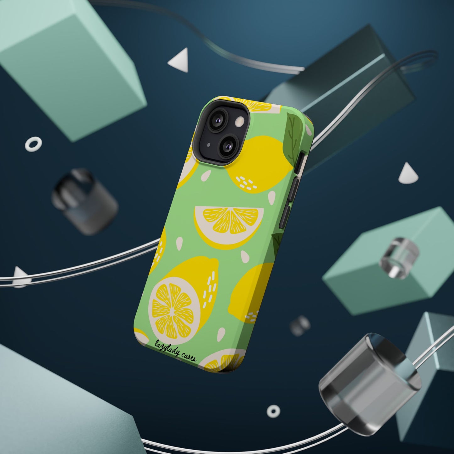 Lemonade Vibe Magnetic Phone Case - Bright Citrus Design for Summer Fun