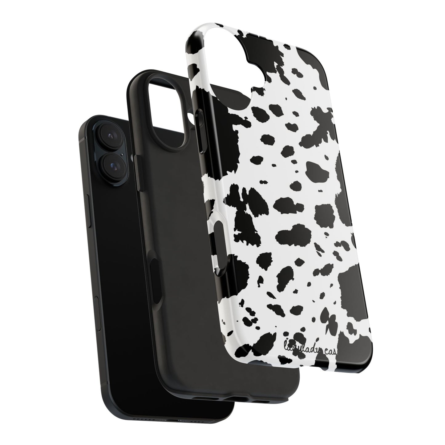Stylish Cow Print Tough Phone Case | Durable & Trendy Accessory