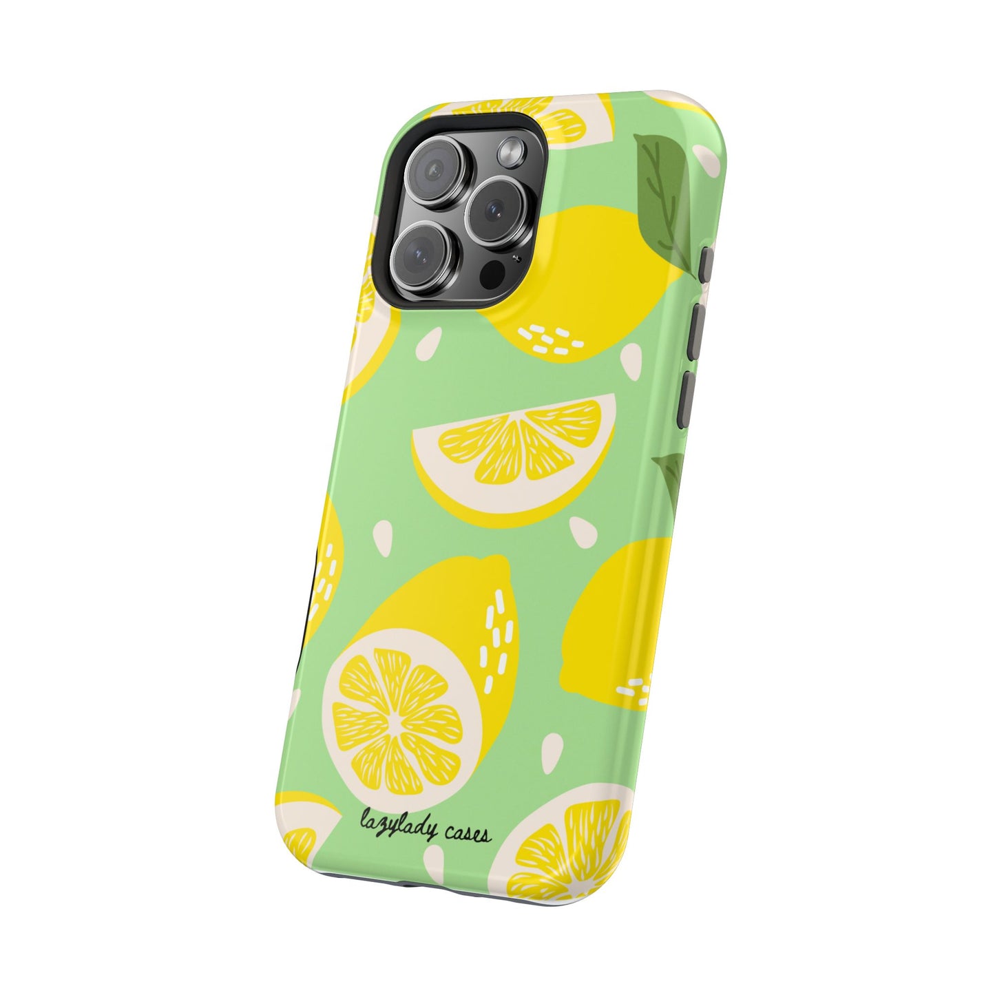 Lemonade Vibe Magnetic Phone Case - Bright Citrus Design for Summer Fun