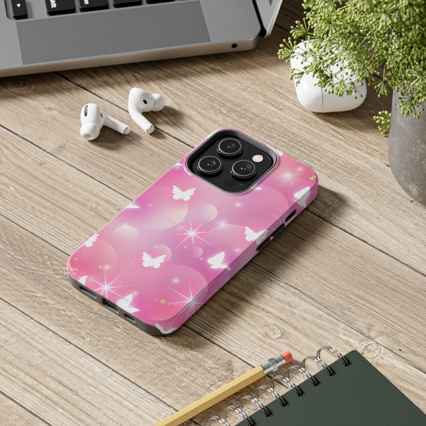 Butterfly Bloom Tough Phone Cases, Stylish Protection, Gifts for Her, Trendy Accessories, Spring Vibe, Phone Cover