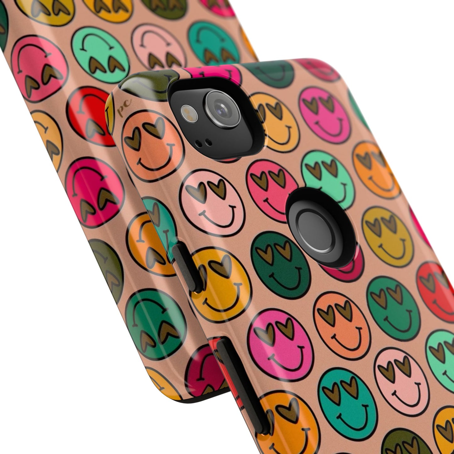 Colorful Smiley Phone Case | Tough Cases, Cute Phone Cover, Happy Vibes, Gift for Friends, Fun Phone Accessory