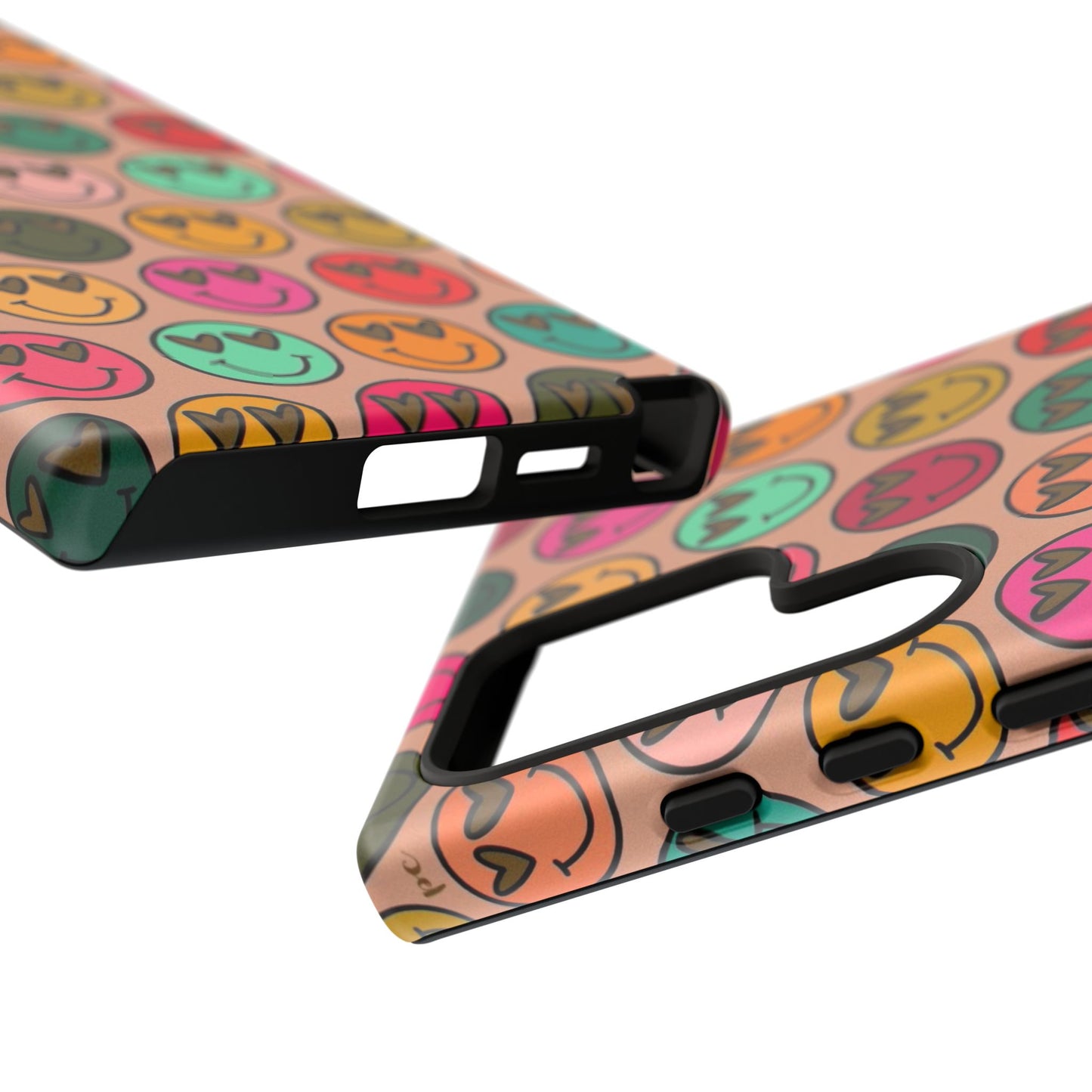 Colorful Smiley Phone Case | Tough Cases, Cute Phone Cover, Happy Vibes, Gift for Friends, Fun Phone Accessory