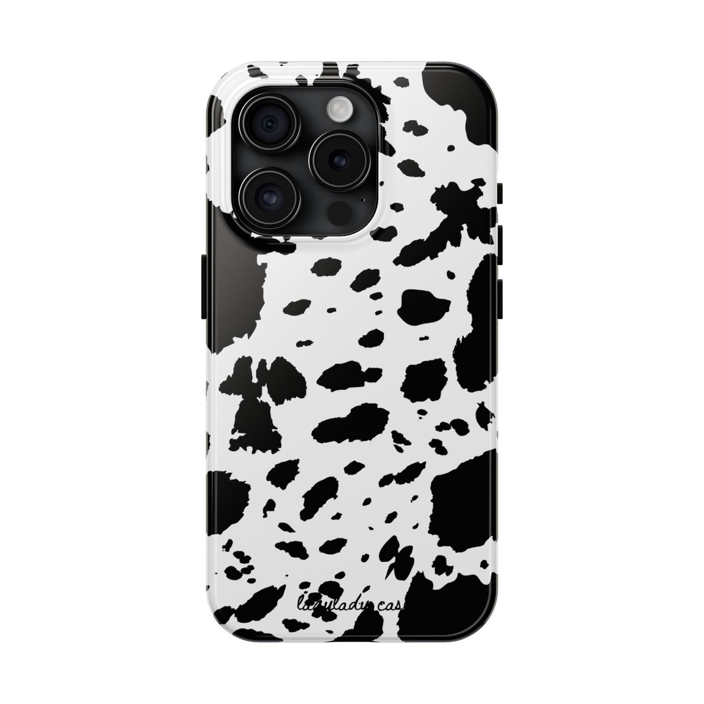 Stylish Cow Print Tough Phone Case | Durable & Trendy Accessory