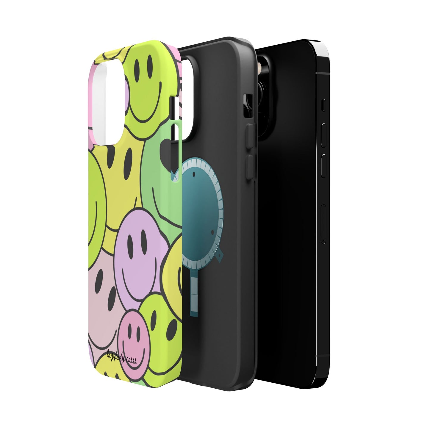 Colorful Smiley Face Magnetic Tough Case for Fun-Loving Individuals