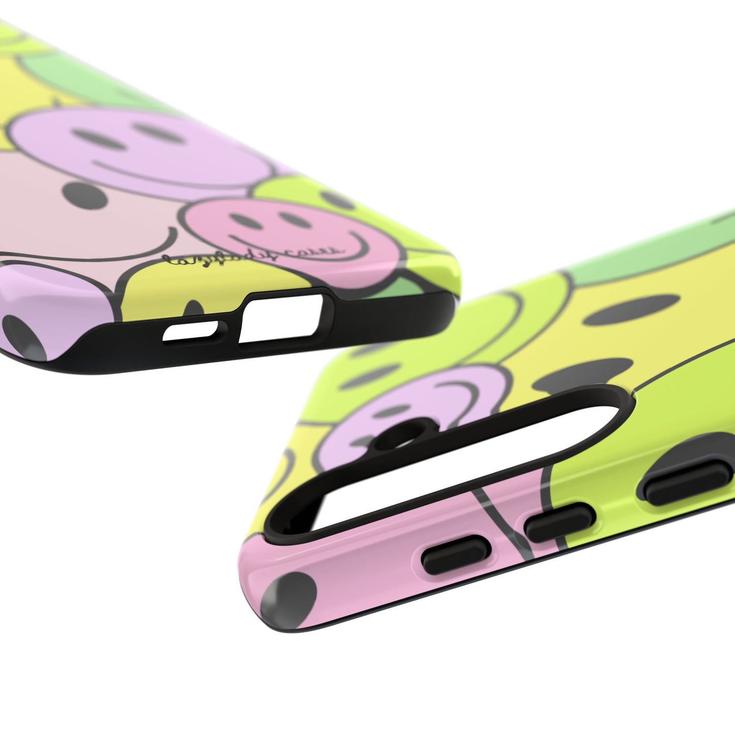 Colorful Smile Face Phone Case - Tough Protection & Fun Design