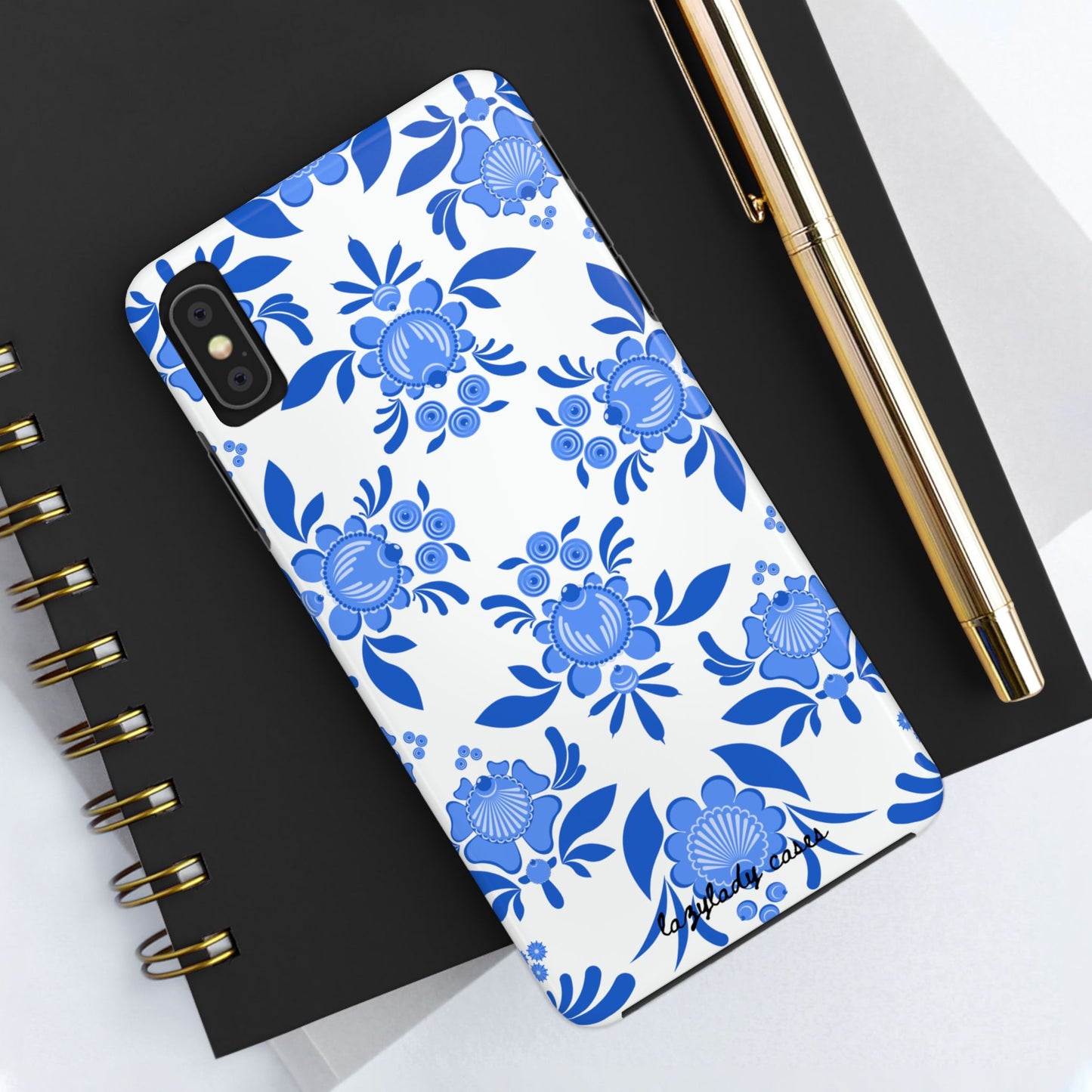 Floral Tough Phone Case - Stylish Protection for Everyday Use