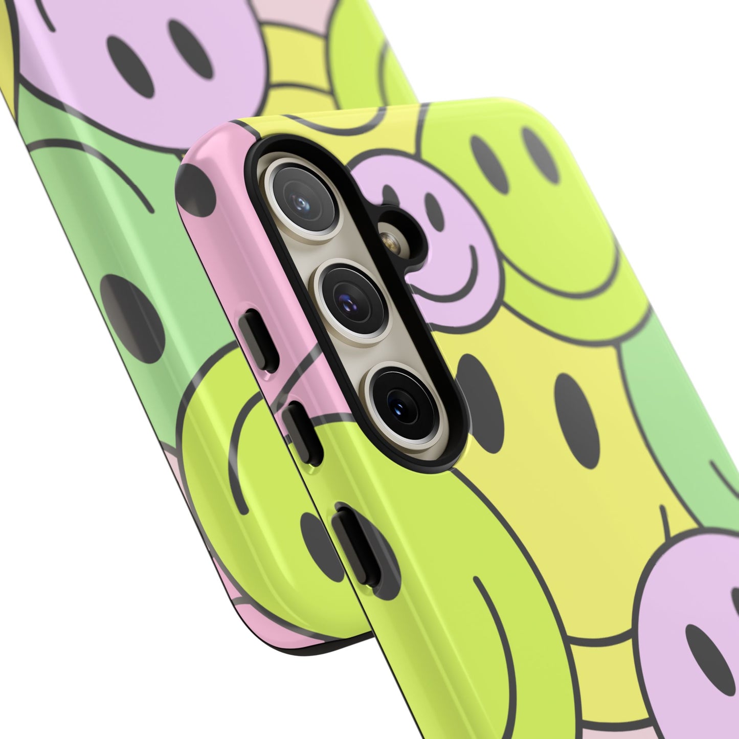 Colorful Smile Face Phone Case - Tough Protection & Fun Design