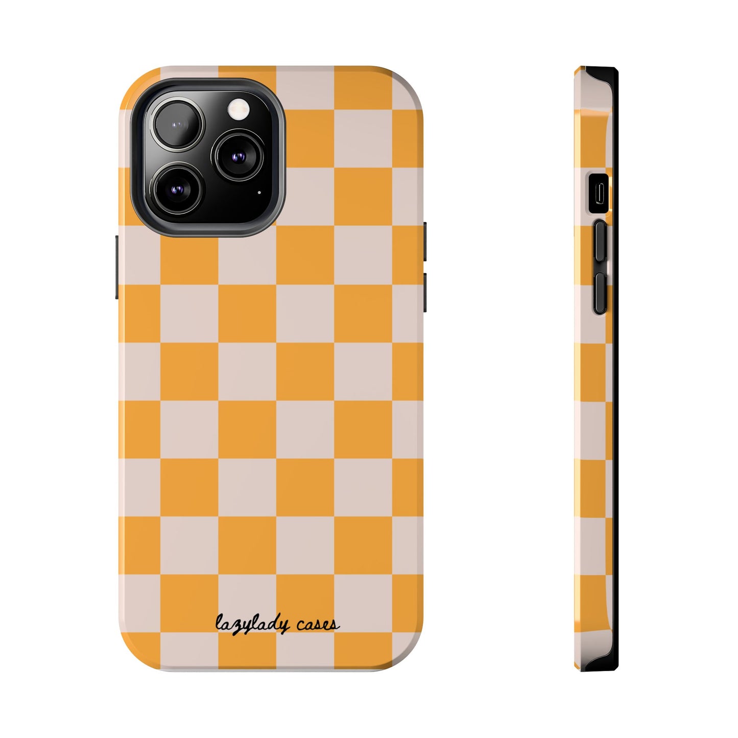 Bright Checkerboard Tough Phone Case - Stylish & Durable Protection