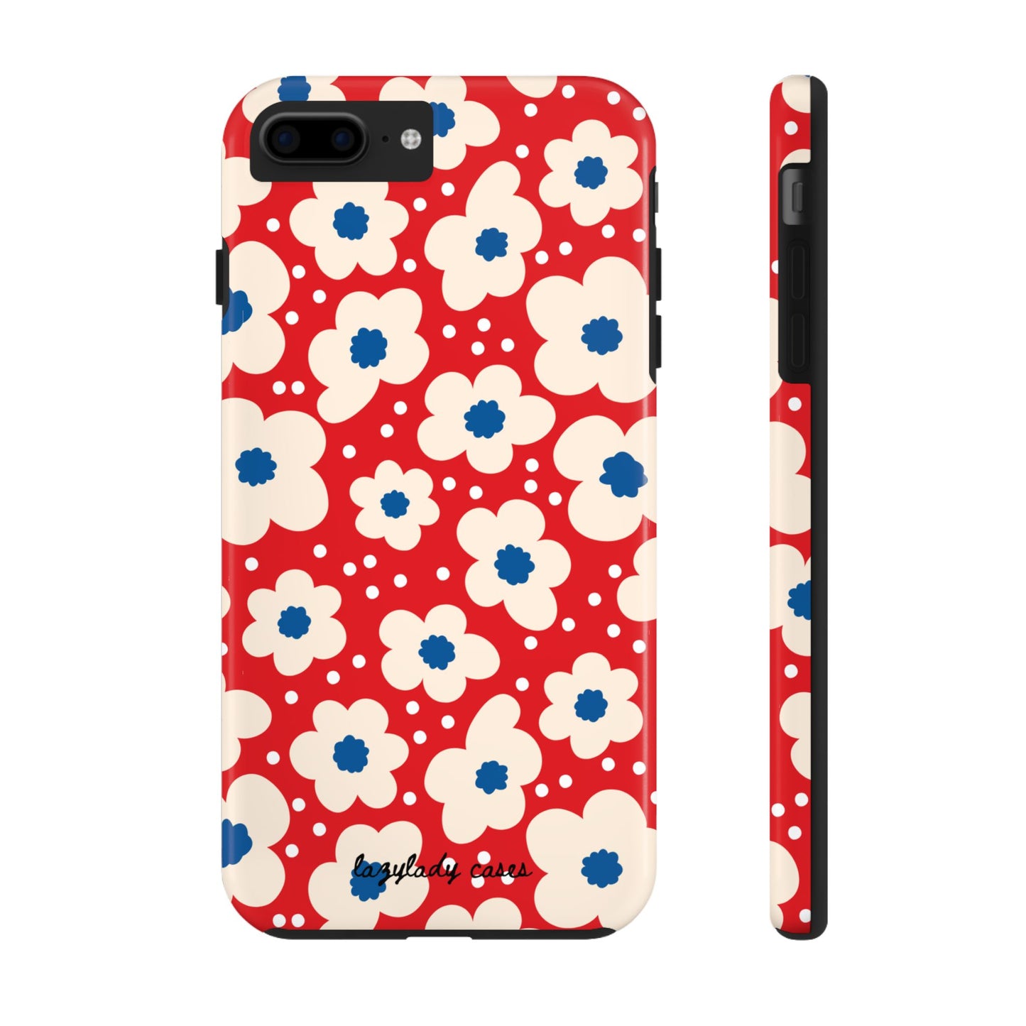 Blossom Floral Tough Phone Case - Durable Protection with Vintage Charm