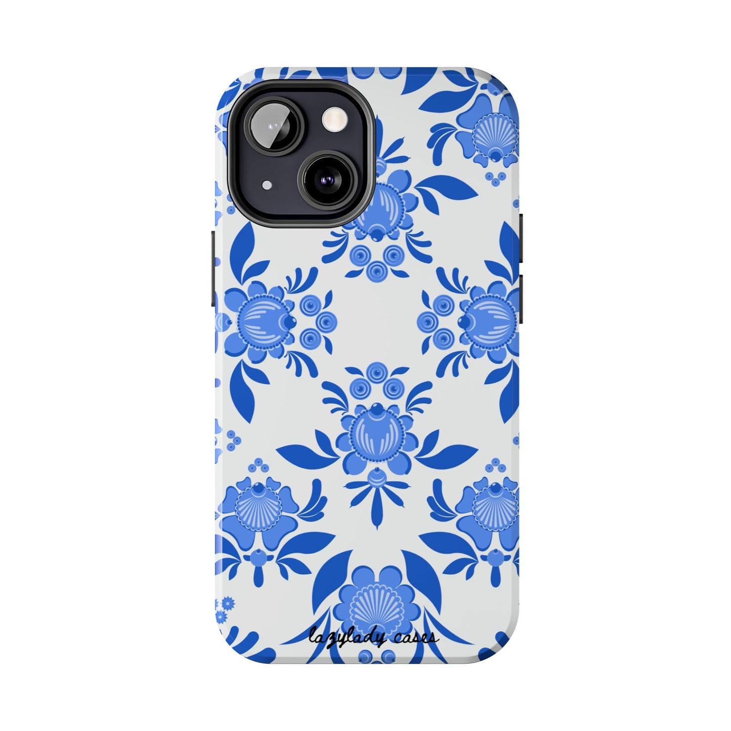 Floral Tough Phone Case - Stylish Protection for Everyday Use