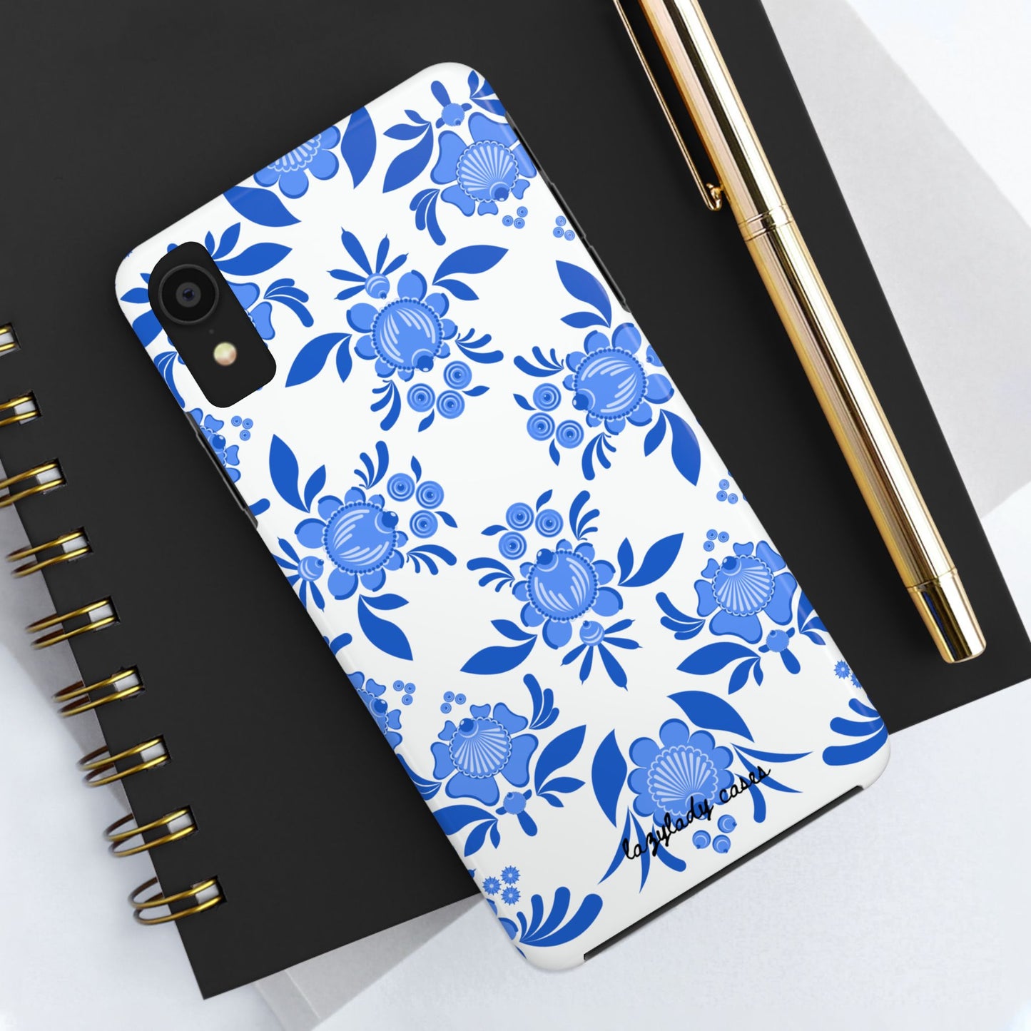 Floral Tough Phone Case - Stylish Protection for Everyday Use