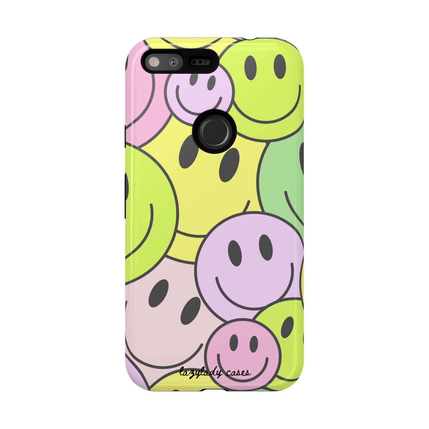 Colorful Smile Face Phone Case - Tough Protection & Fun Design