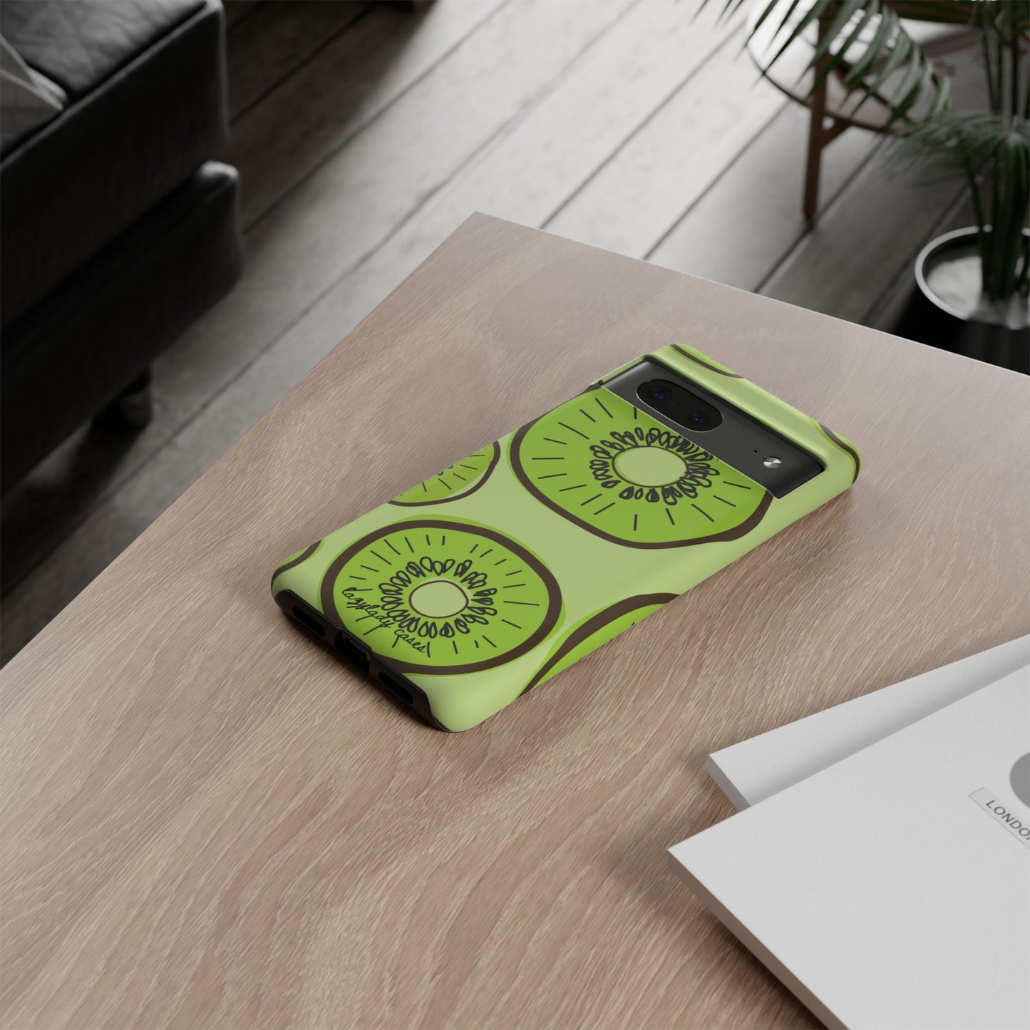Kiwi Pattern Tough Phone Case - Fun and Stylish Phone Cover