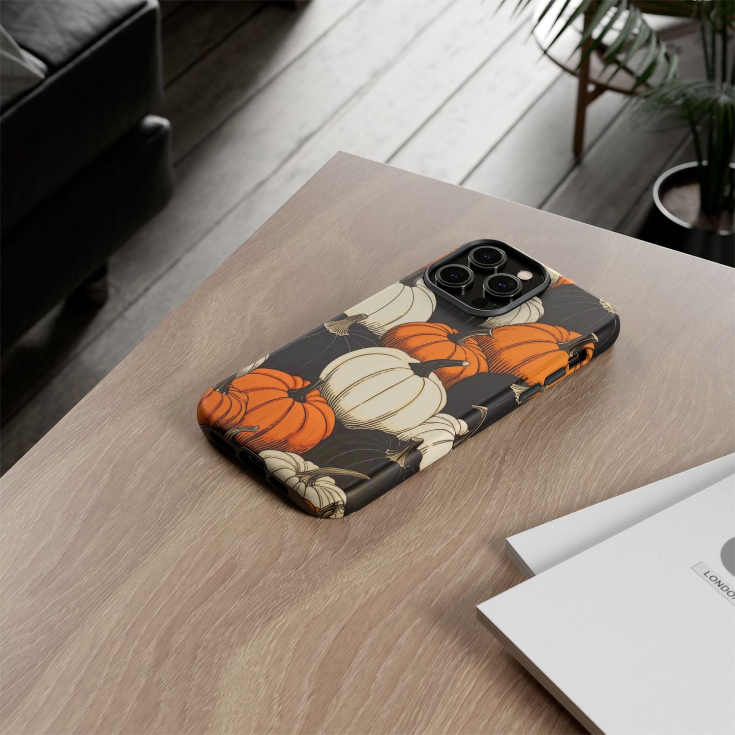 Pumpkin Phone Case, Fall Decor, Halloween Gift, Autumn Aesthetic, Pumpkin Lovers, Cute Phone Cover