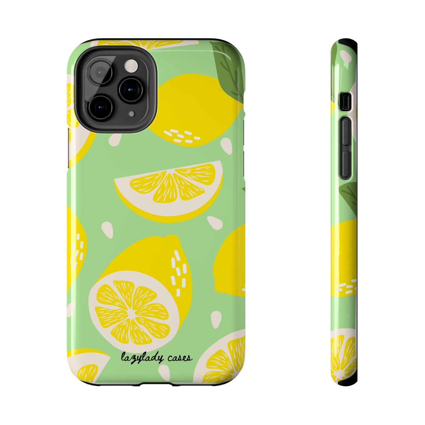 Lemon Slice Tough Phone Case - Vibrant, Durable Protection for Citrus Lovers