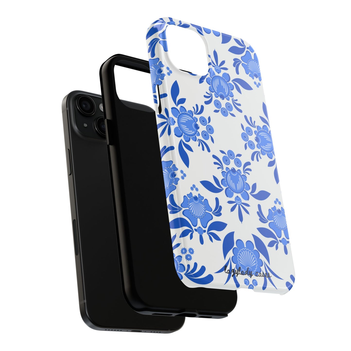 Floral Tough Phone Case - Stylish Protection for Everyday Use