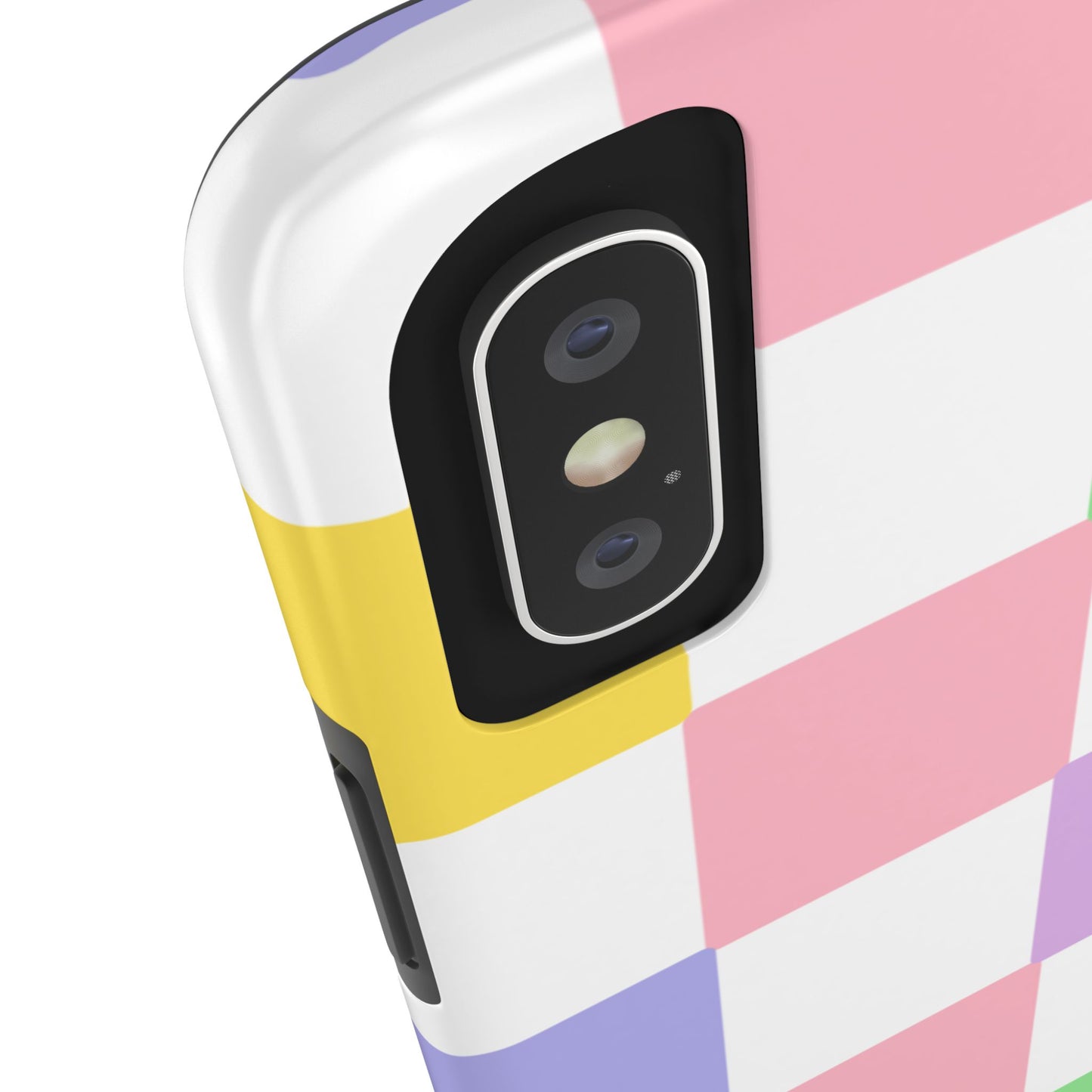 Colorful Checkerboard Tough Phone Case – Vibrant & Durable Protection