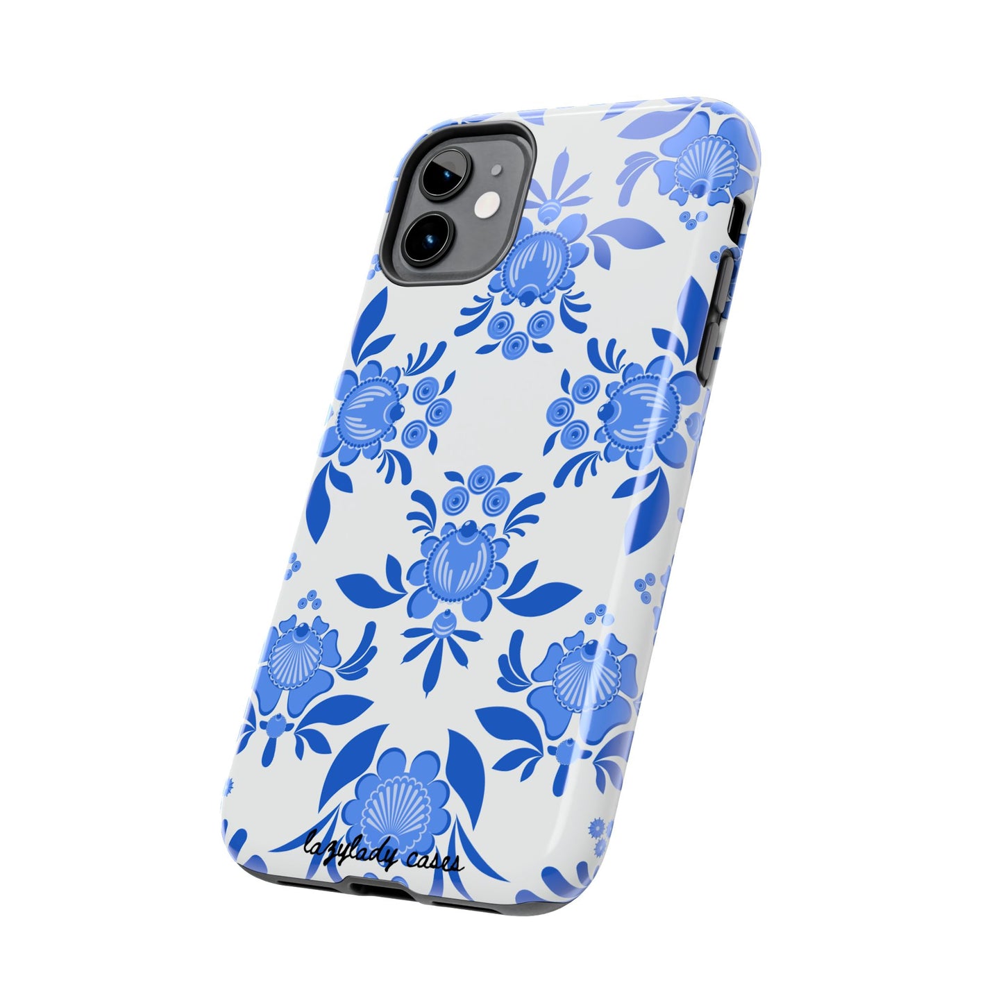 Floral Tough Phone Case - Stylish Protection for Everyday Use