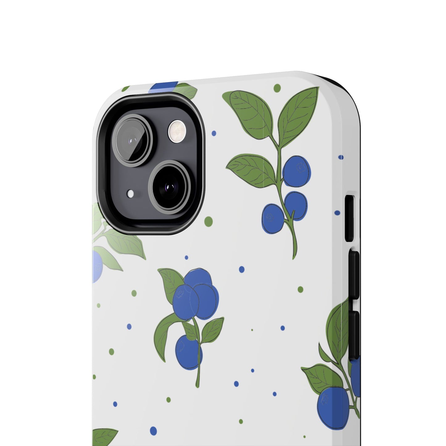 Blueberry Tough Phone Case - Durable Berry Design for Everyday Protection