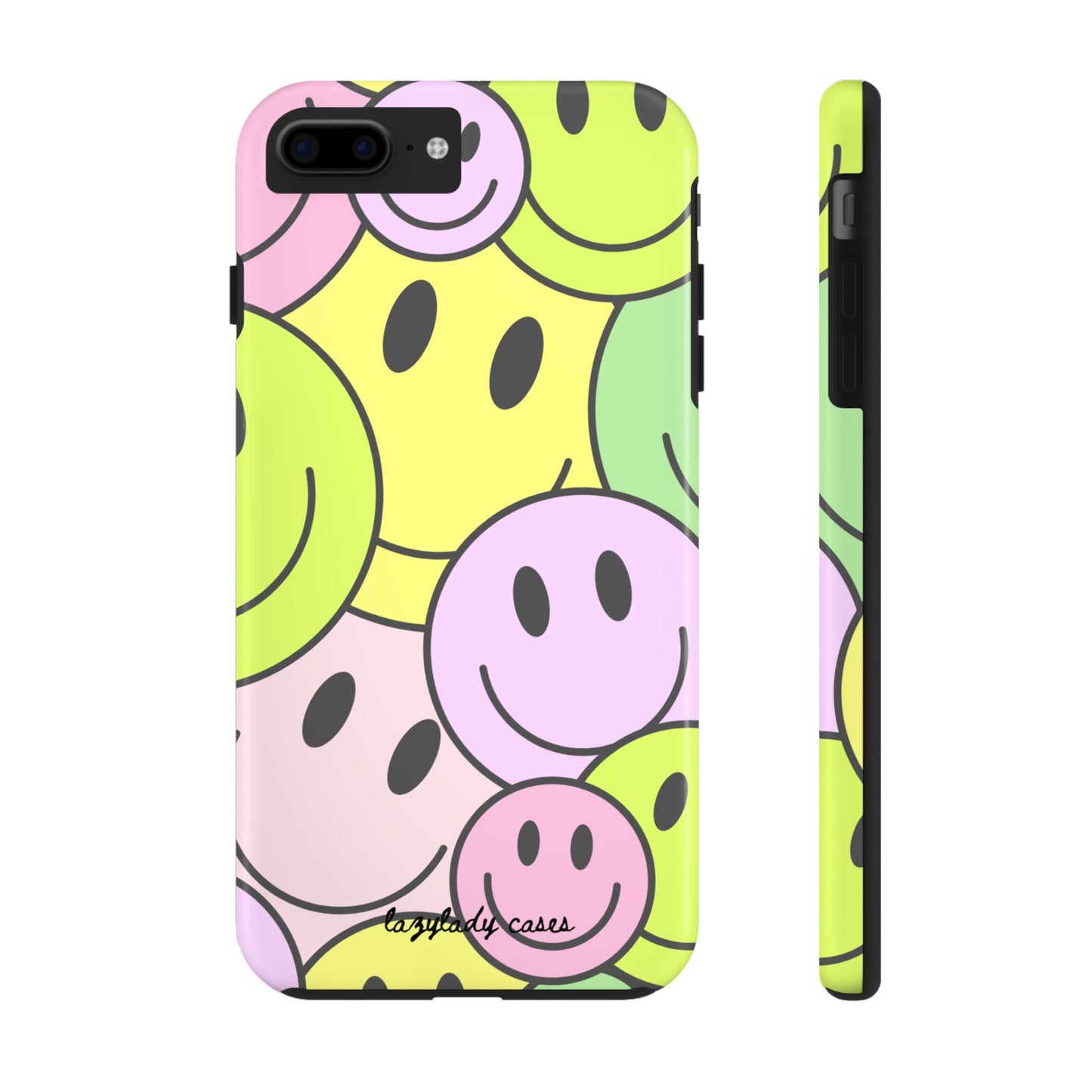 Colorful Smiley Face Tough Phone Case - Fun, Durable Protection for All Ages