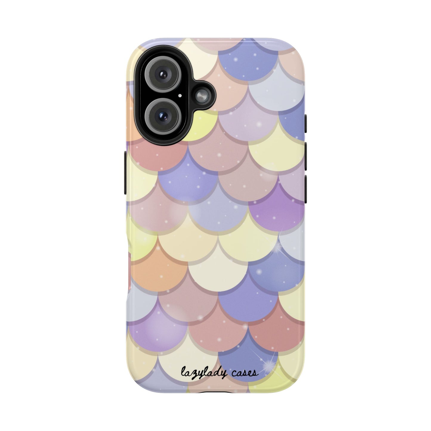 Mermaid Scale Tough Phone Case - Durable Protection with Colorful Design