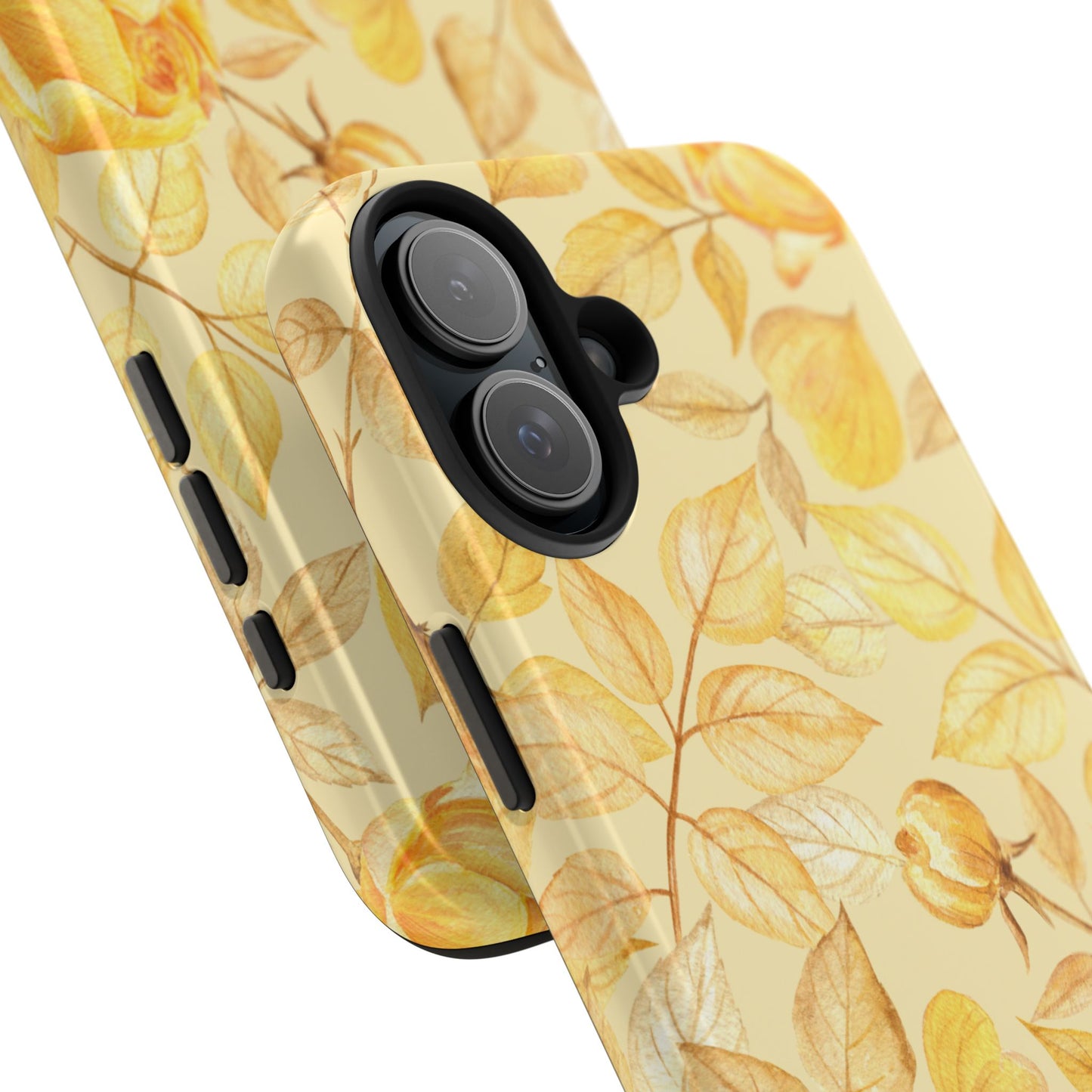 Yellow Dusk Tough Phone Case – Durable Protection with Yellow Roses Design