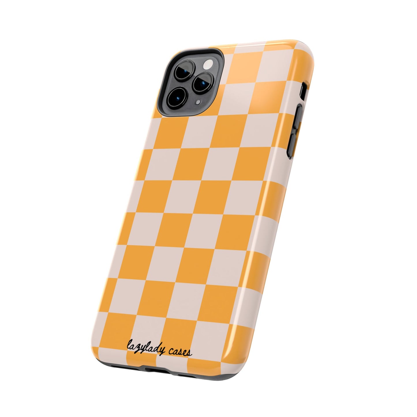 Bright Checkerboard Tough Phone Case - Stylish & Durable Protection