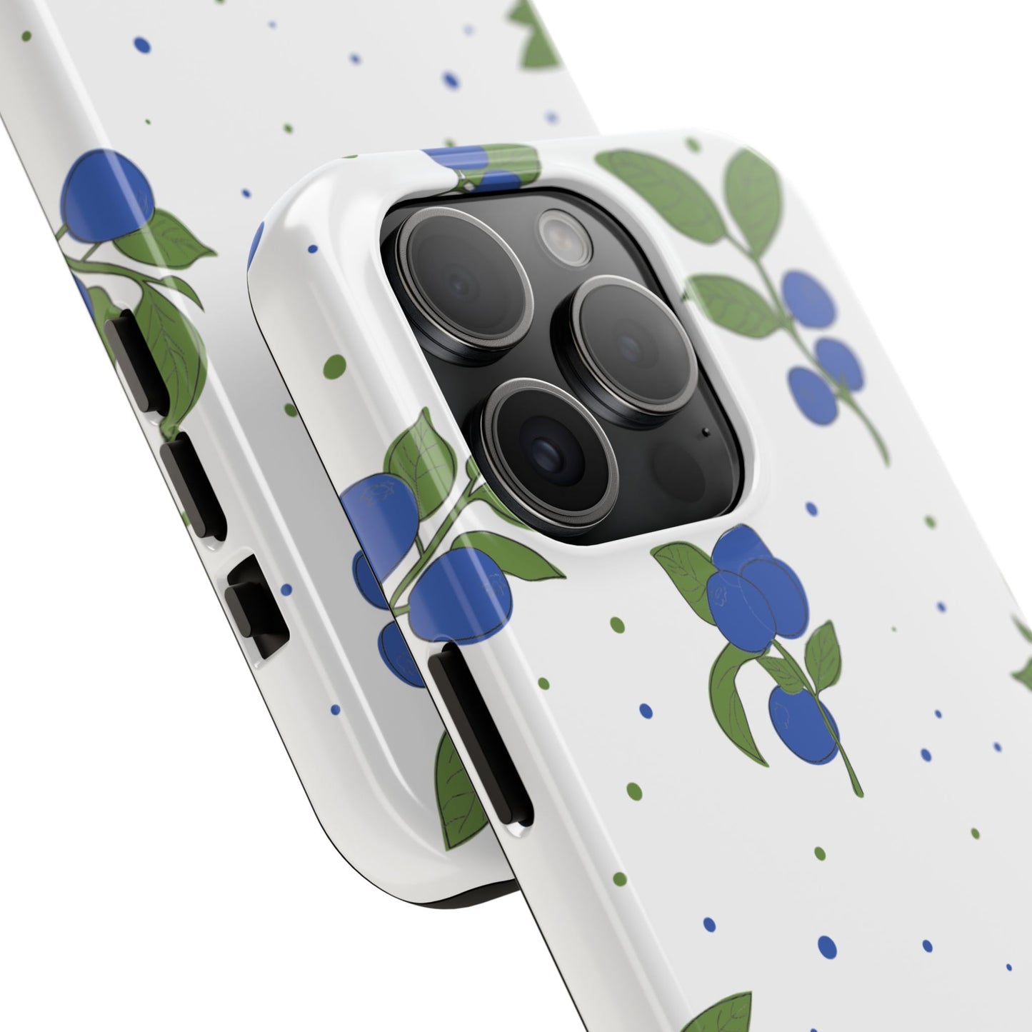Blueberry Tough Phone Case - Durable Berry Design for Everyday Protection