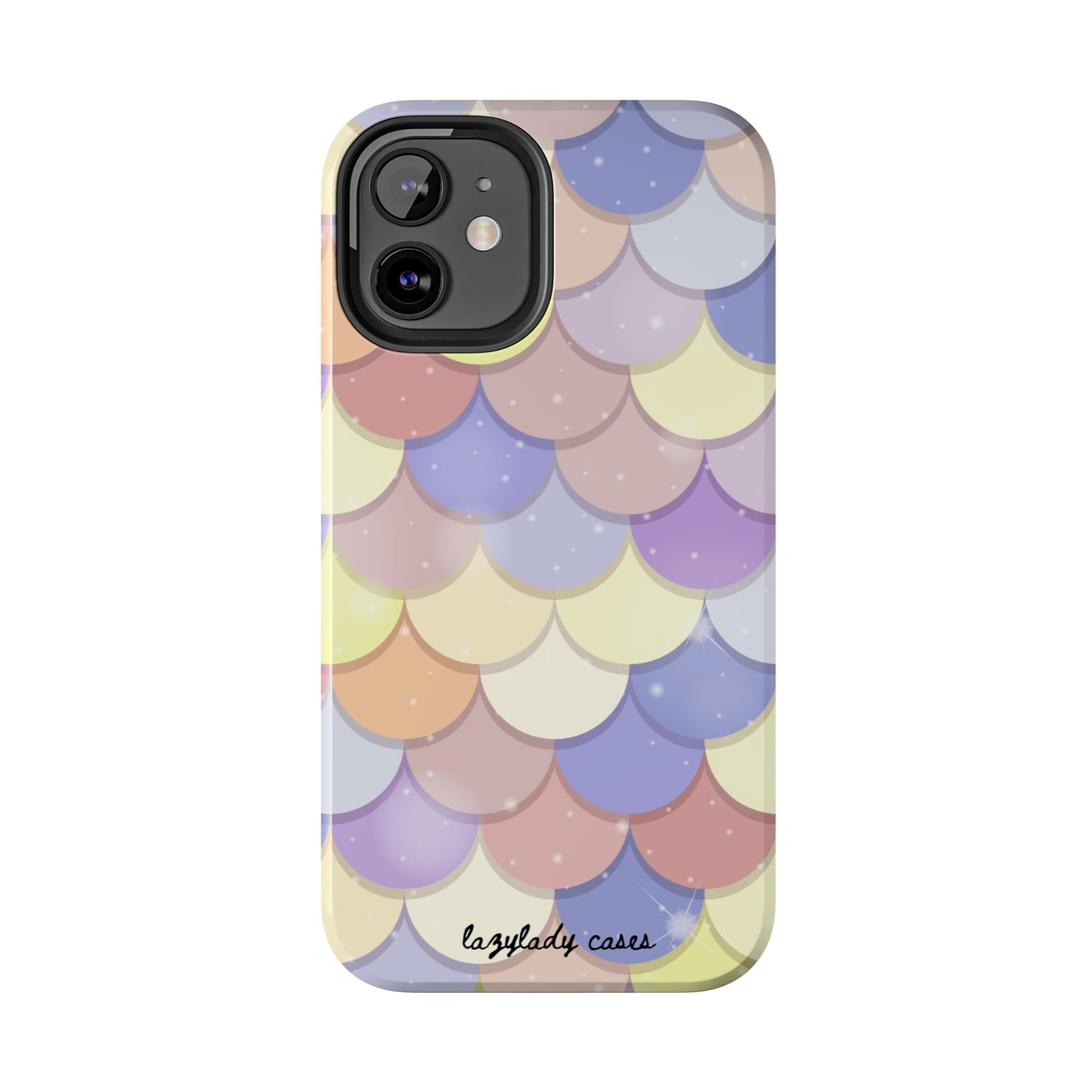 Mermaid Scale Tough Phone Case - Durable Protection with Colorful Design