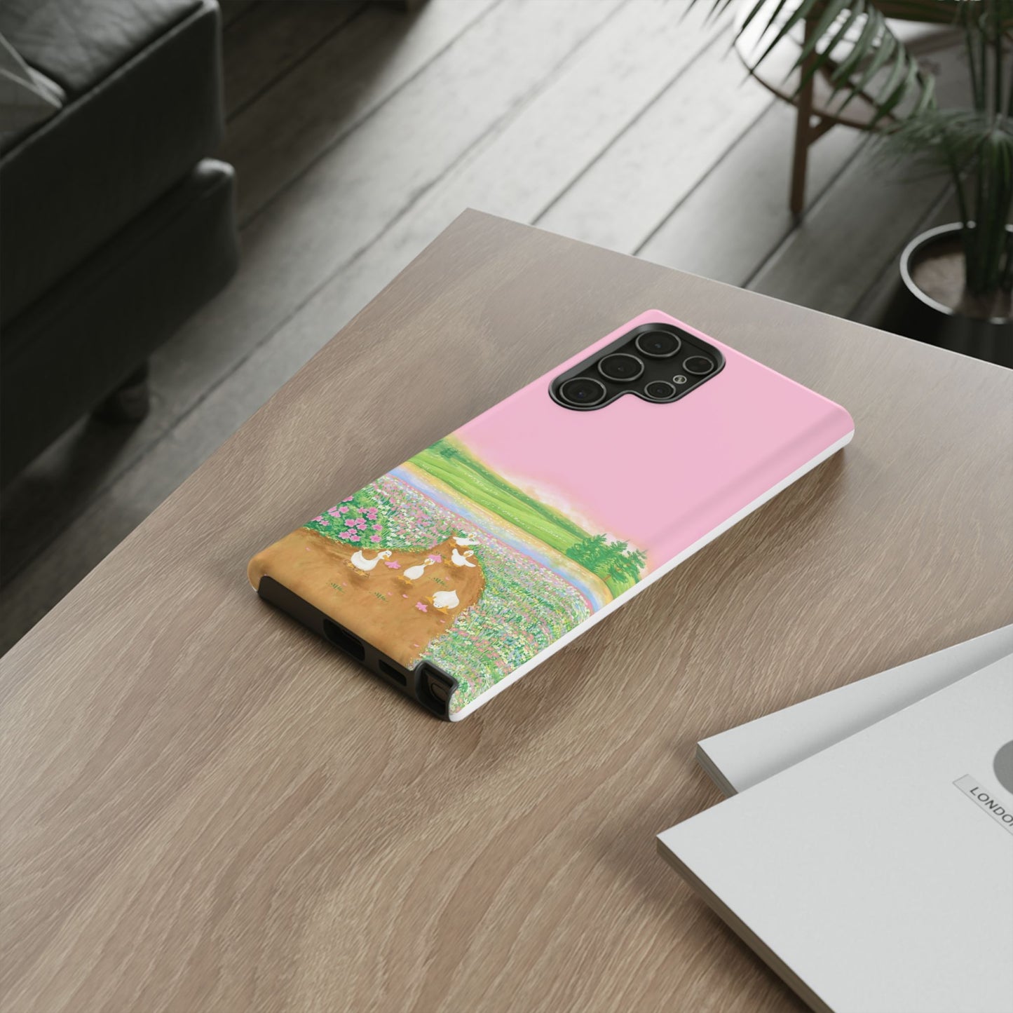 Pastel Floral Phone Case, Tough Cases for Nature Lovers, Cute Phone Accessories, Spring Gifts, Unique Mobile Covers