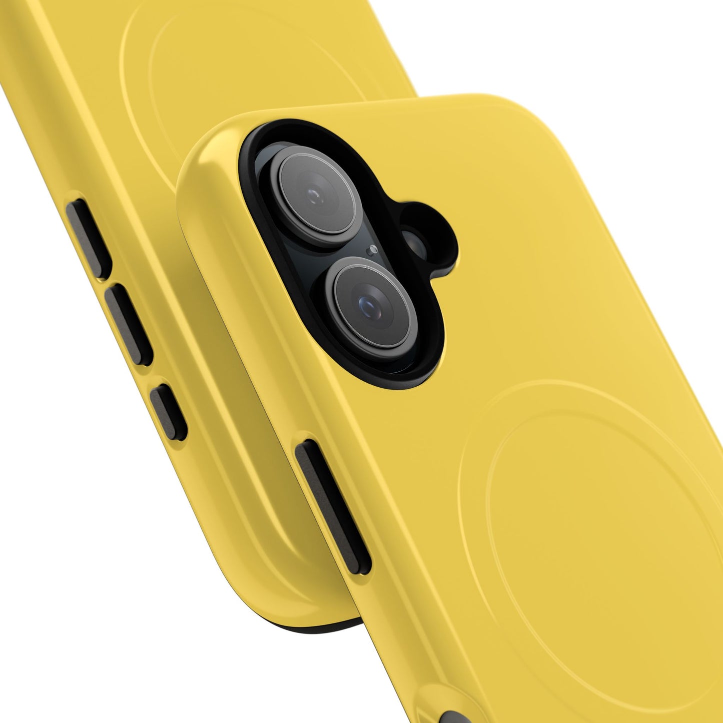 Vibrant Yellow Tough Magnetic Phone Case - Durable Protection & Stylish Design