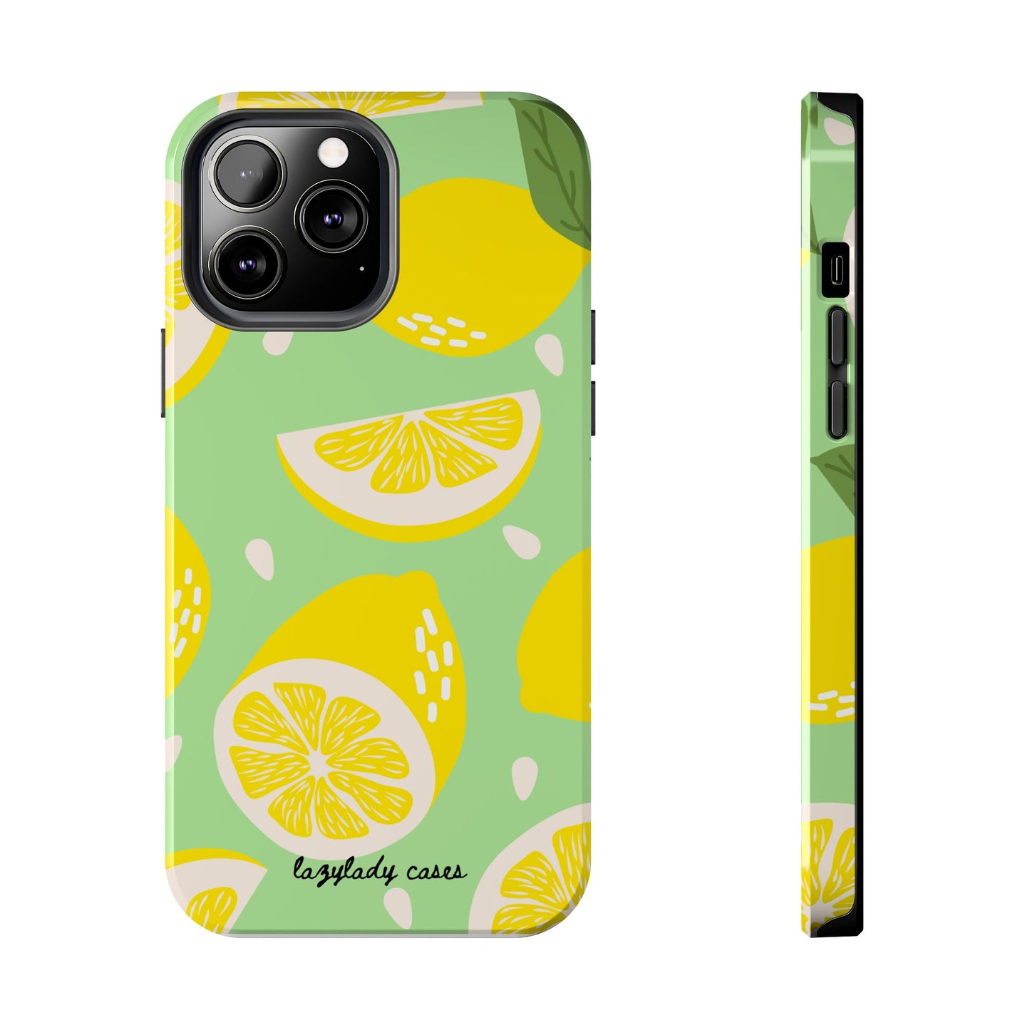 Lemon Slice Tough Phone Case - Vibrant, Durable Protection for Citrus Lovers