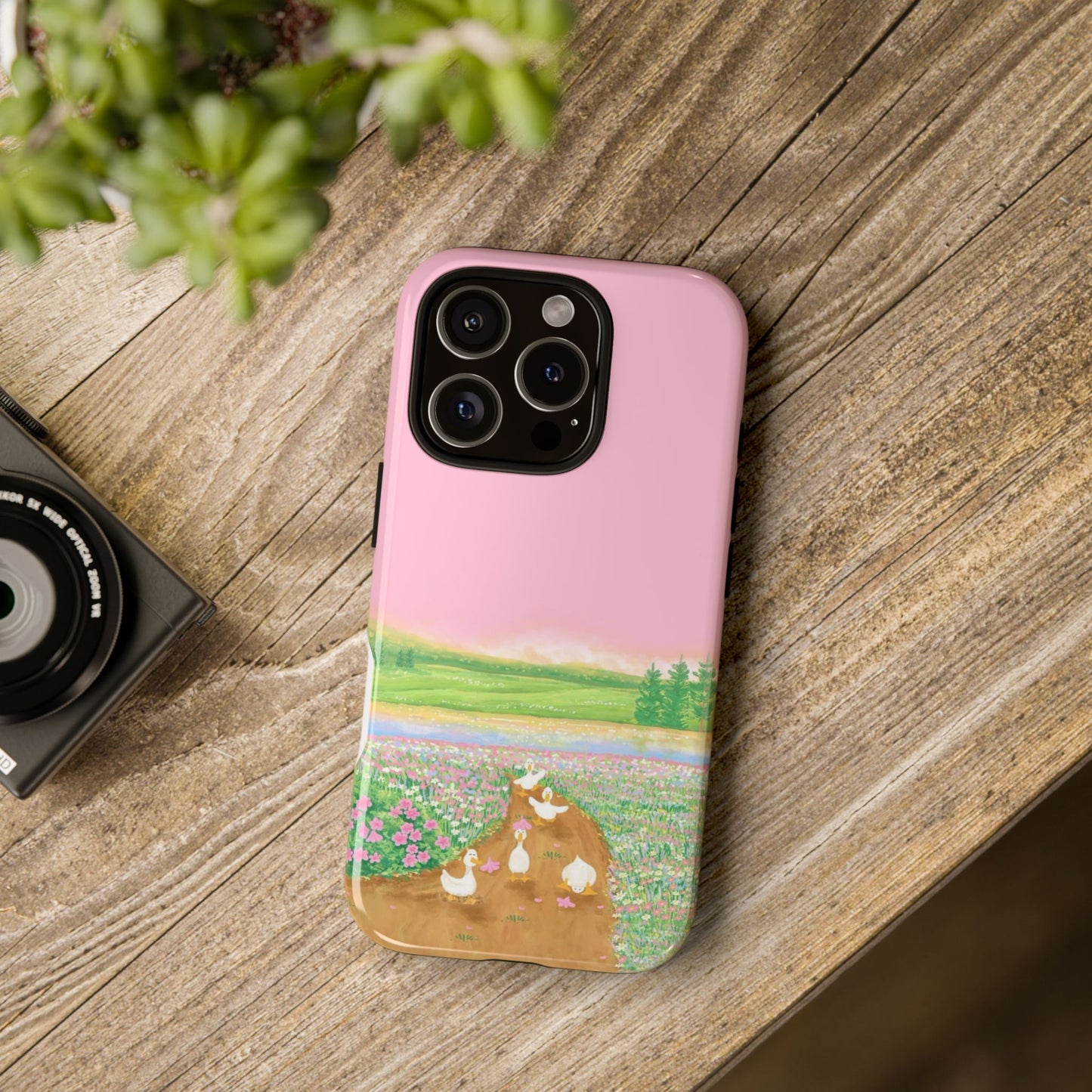 Pastel Floral Phone Case, Tough Cases for Nature Lovers, Cute Phone Accessories, Spring Gifts, Unique Mobile Covers