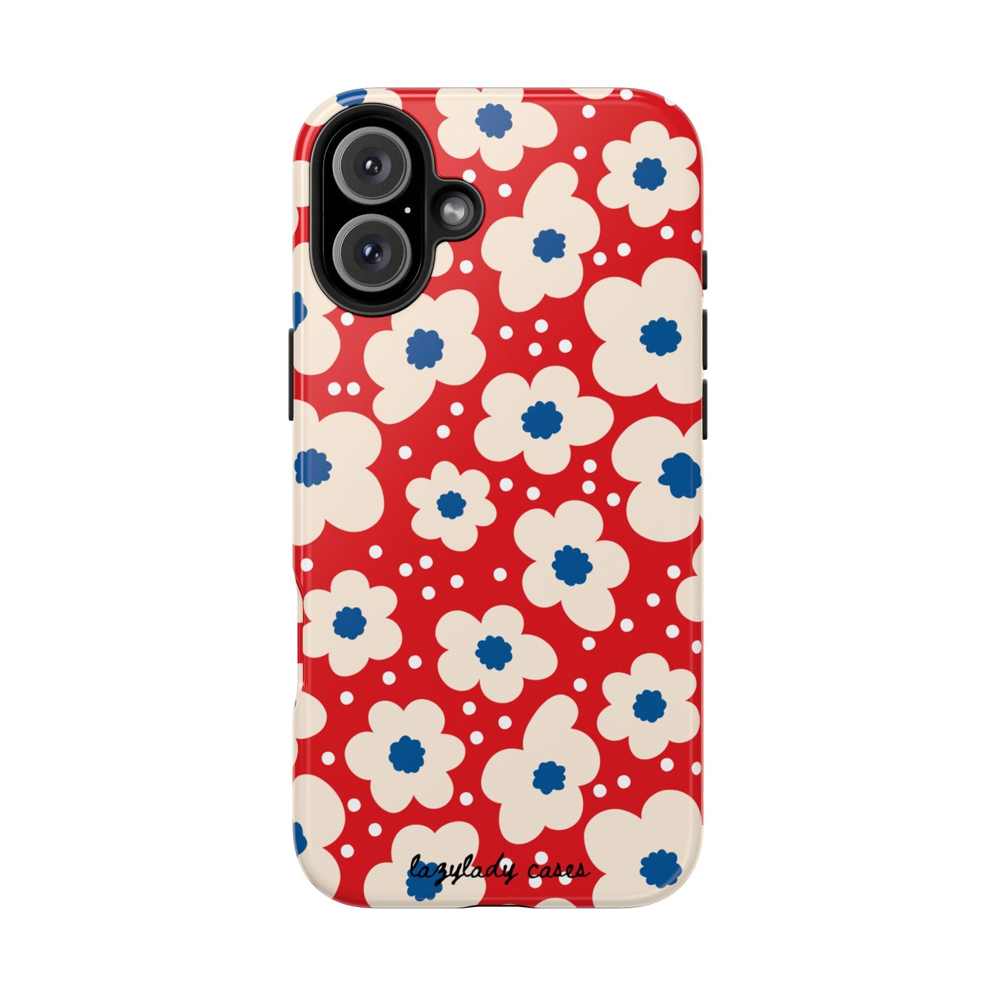 Blossom Floral Tough Phone Case - Durable Protection with Vintage Charm
