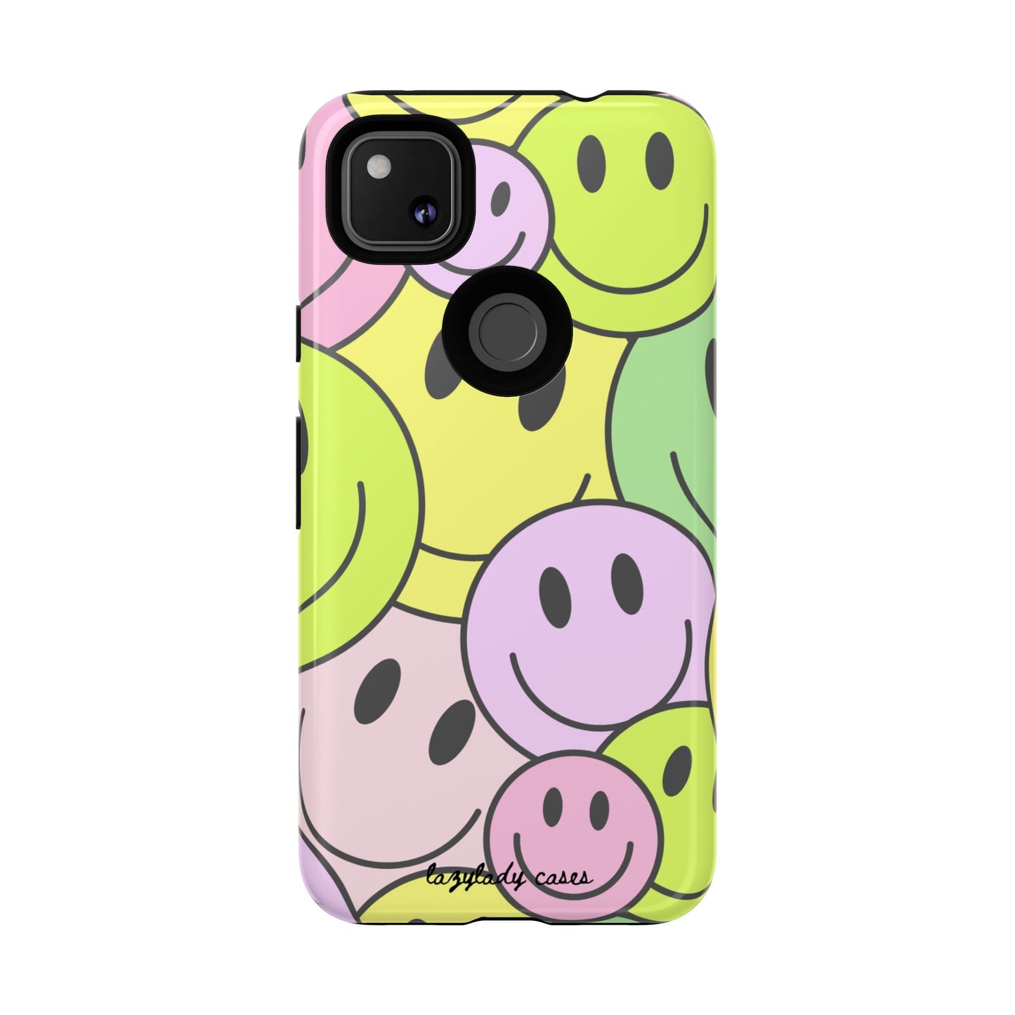 Colorful Smile Face Phone Case - Tough Protection & Fun Design