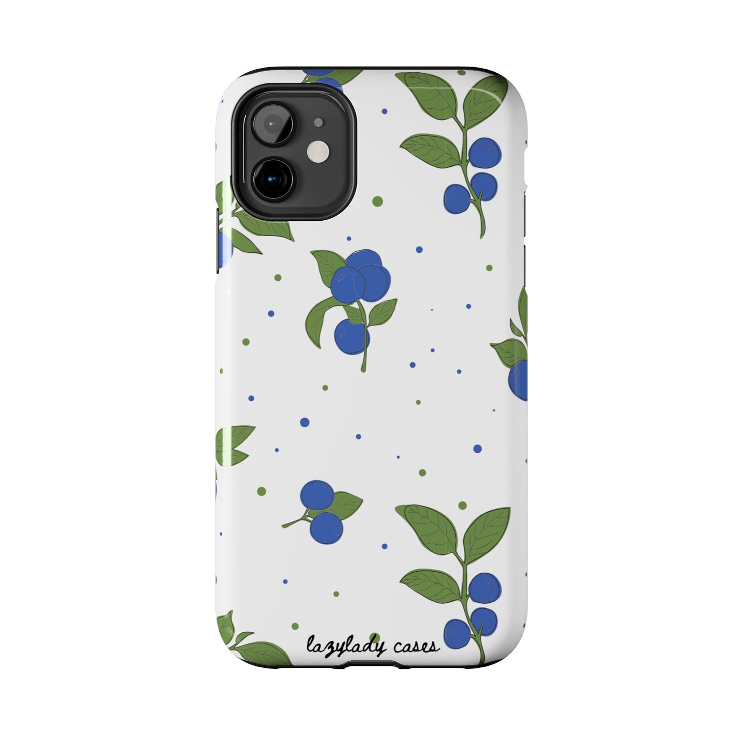 Blueberry Tough Phone Case - Durable Berry Design for Everyday Protection