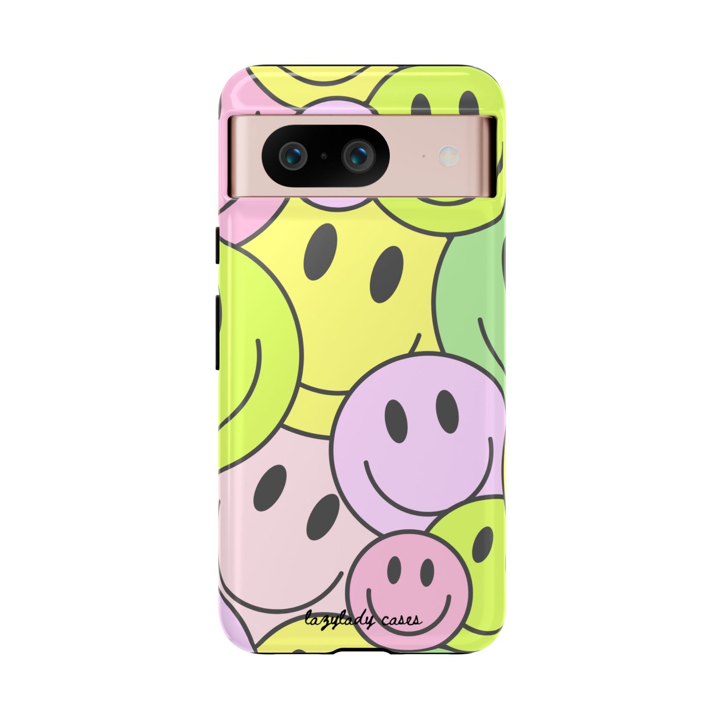 Colorful Smile Face Phone Case - Tough Protection & Fun Design