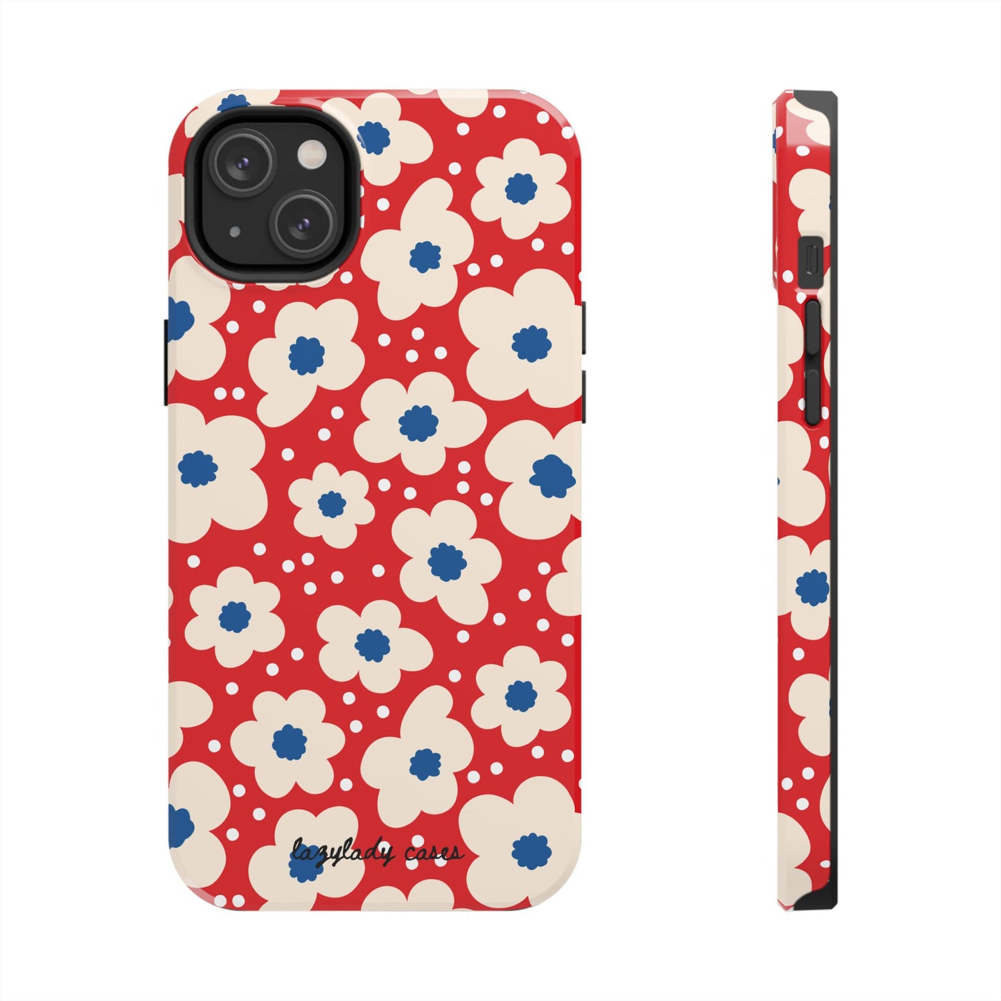 Blossom Floral Tough Phone Case - Durable Protection with Vintage Charm