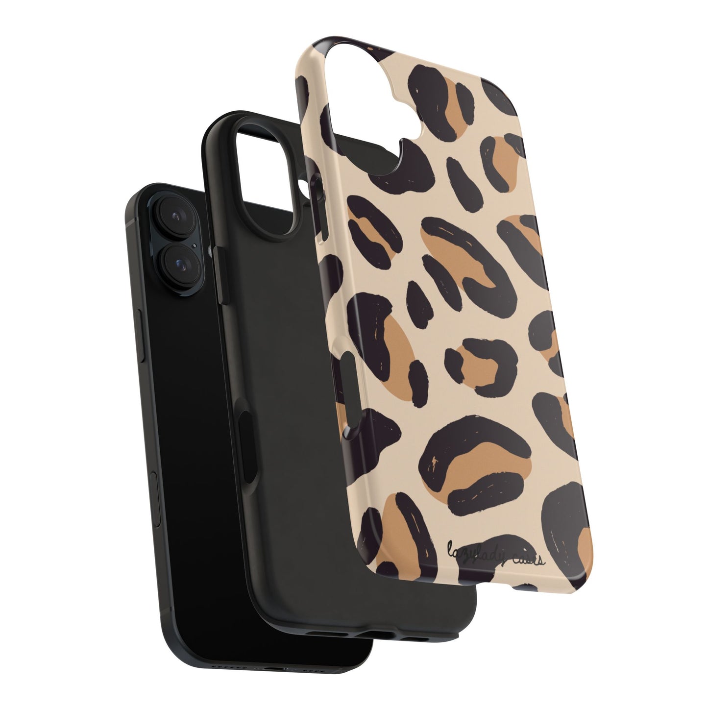 Chic Leopard Print Phone Case - Tough & Stylish Protection