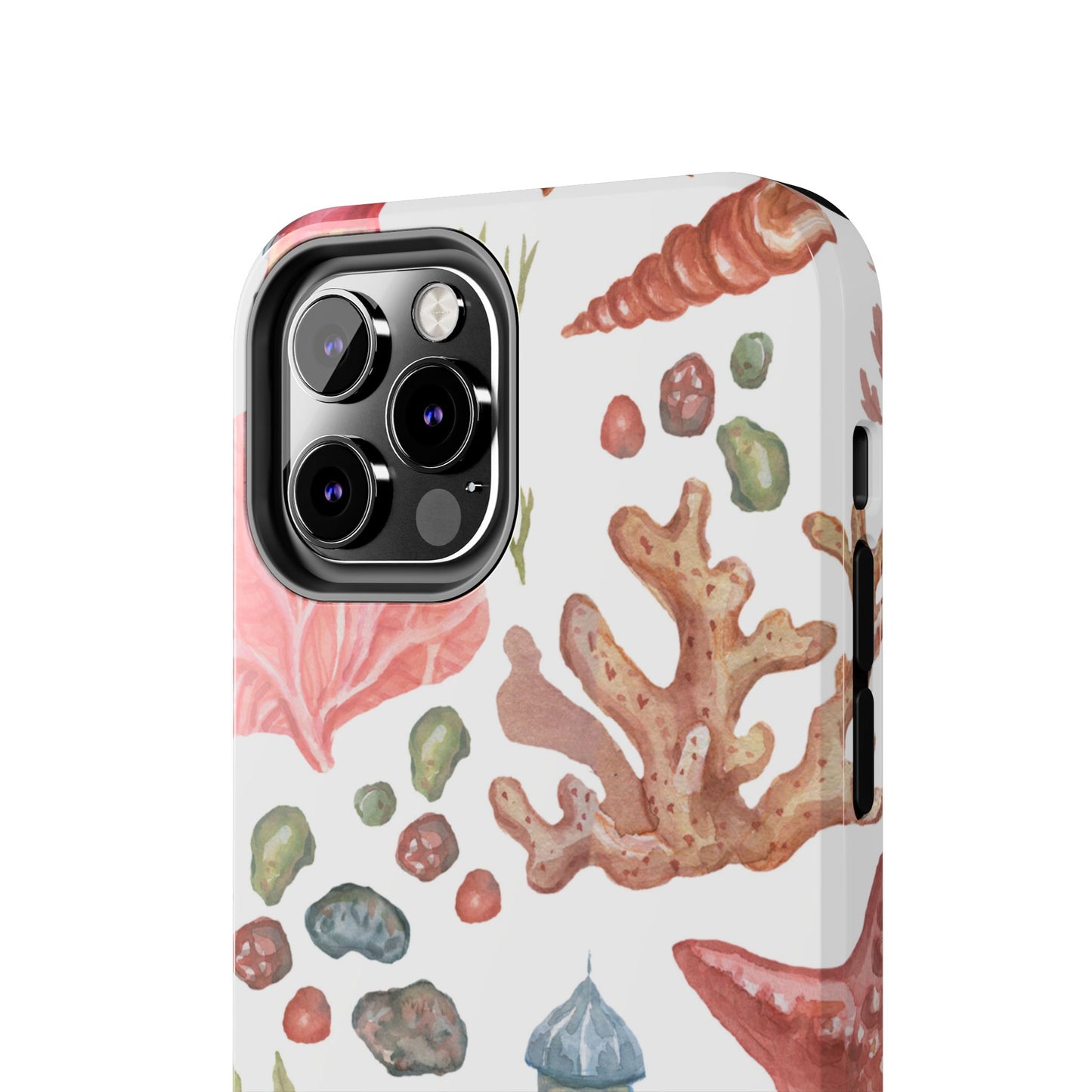 Coastal Art Tough Phone Cases - Stylish Beach Vibes with Lighthouse Design