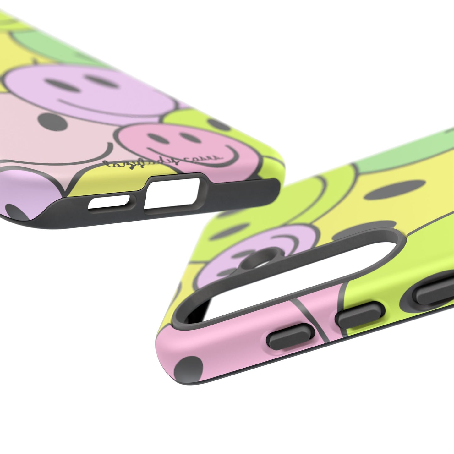 Colorful Smile Face Phone Case - Tough Protection & Fun Design